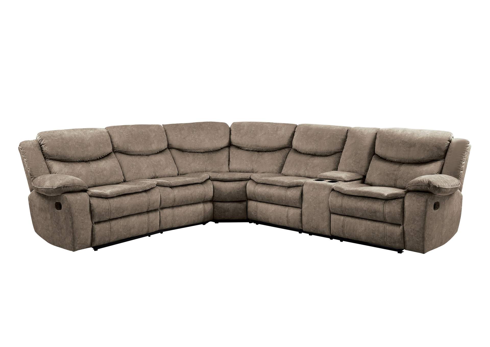Bastrop 3-Piece Sectional with Right Console image 1