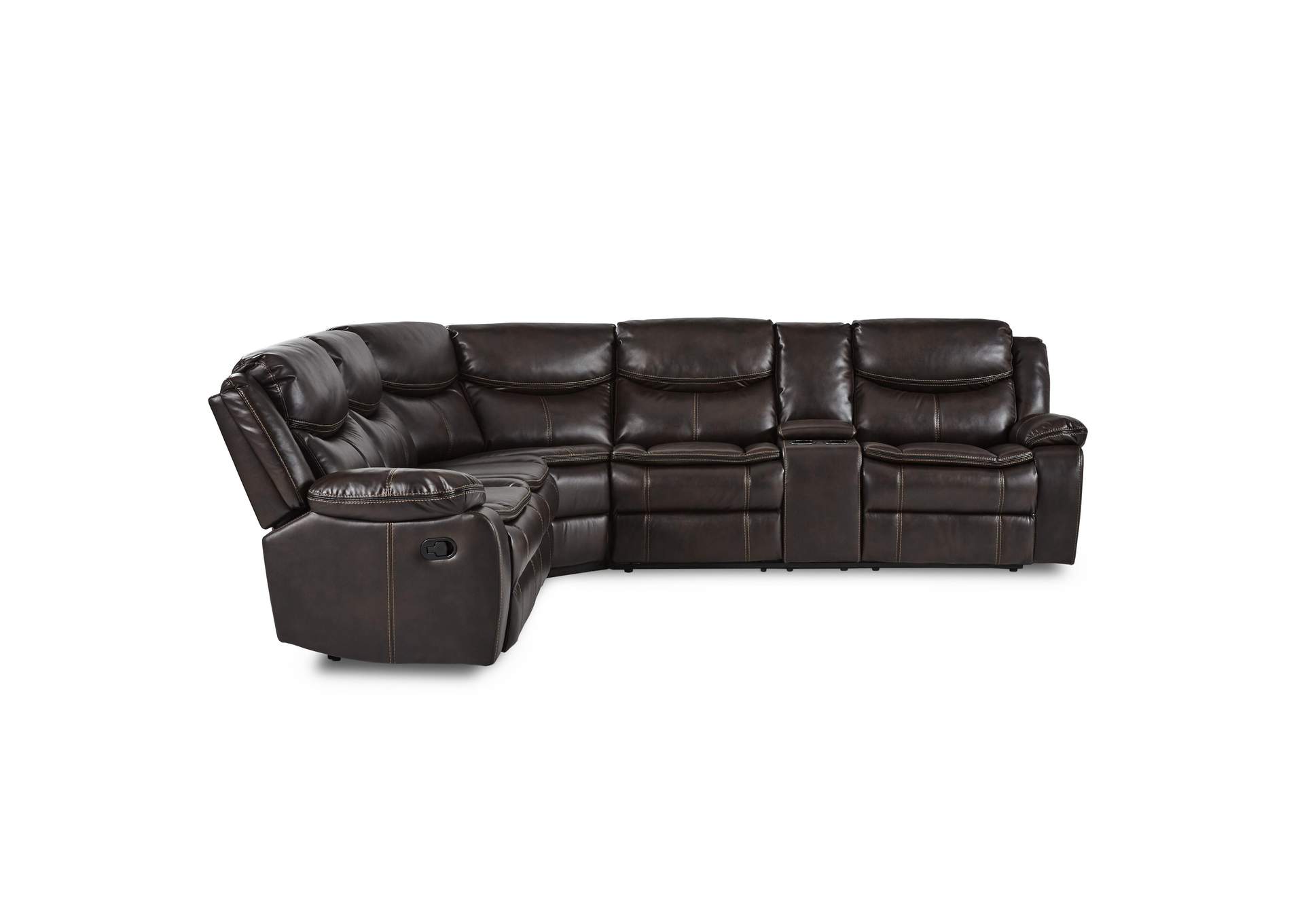 Bastrop 3-Piece Sectional with Right Console image 1