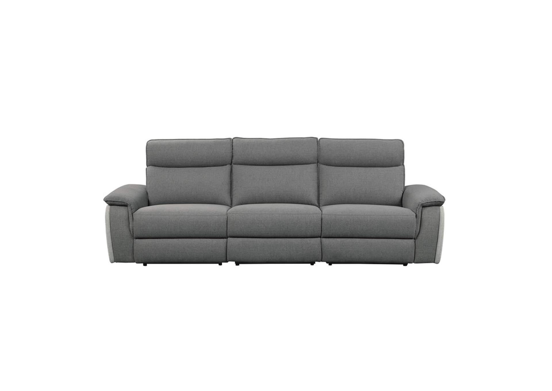 Maroni Power Double Reclining Sofa with Power Headrests image 1