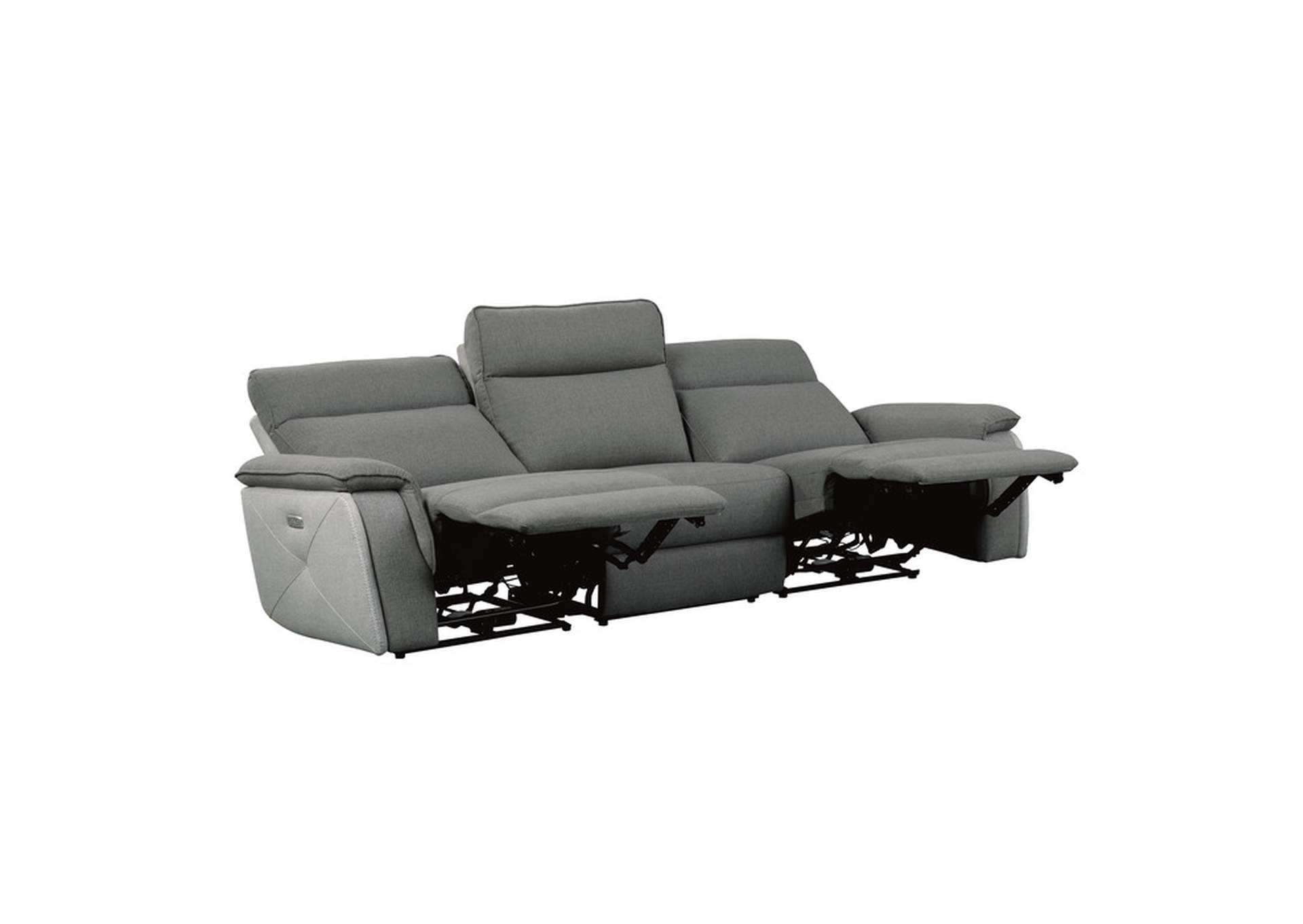 Maroni Power Double Reclining Sofa with Power Headrests image 3