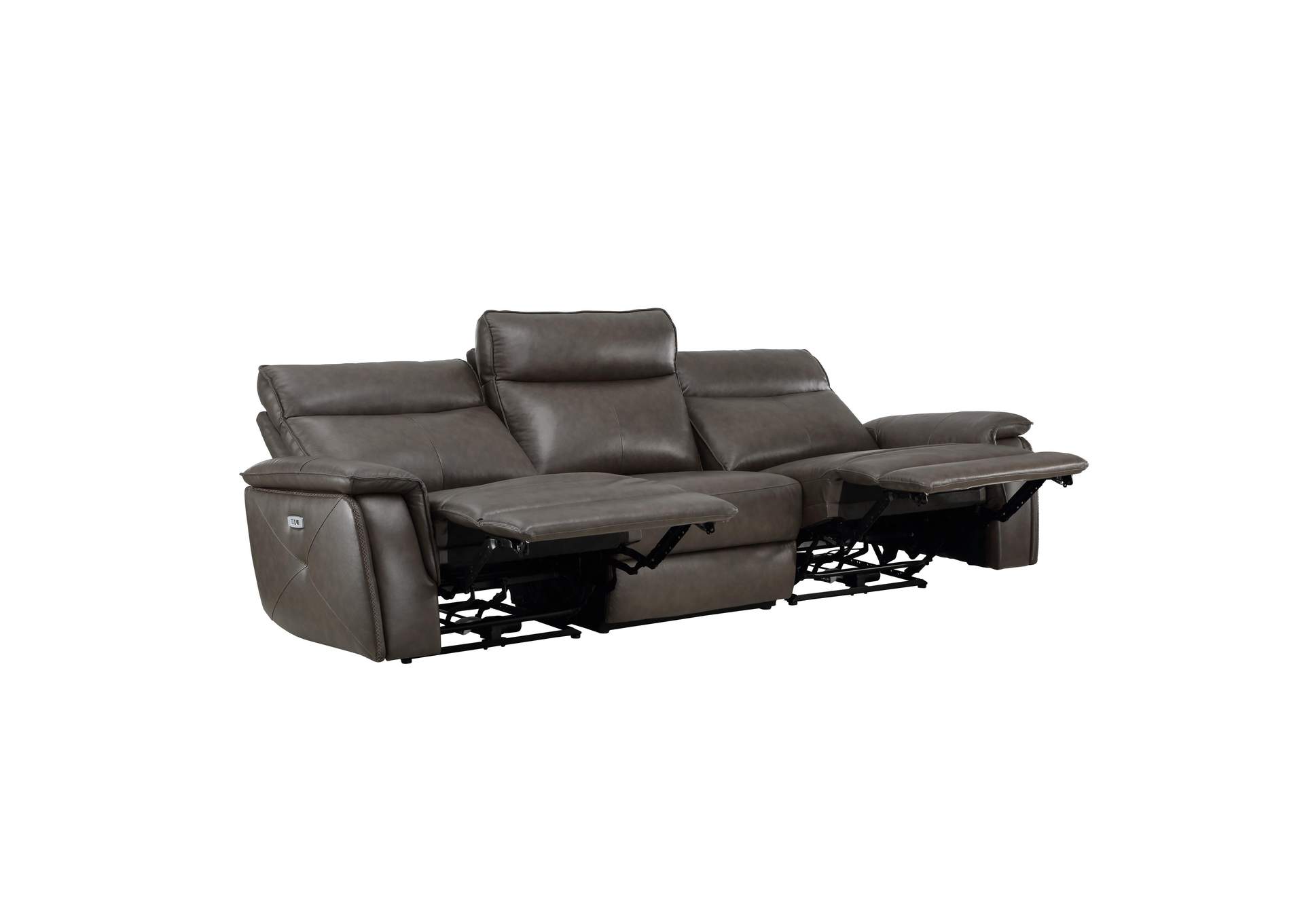 Maroni Power Double Reclining Sofa with Power Headrests image 5