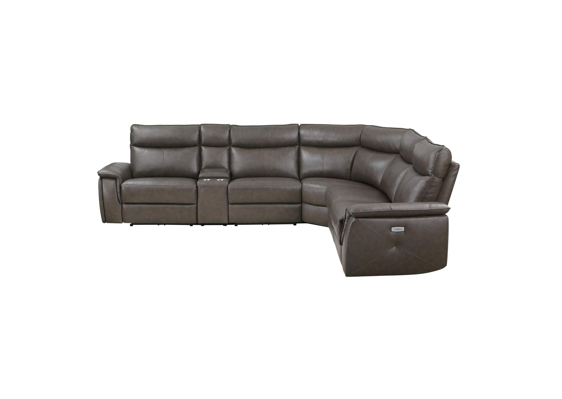Maroni 6-Piece Modular Power Reclining Sectional with Power Headrests image 26