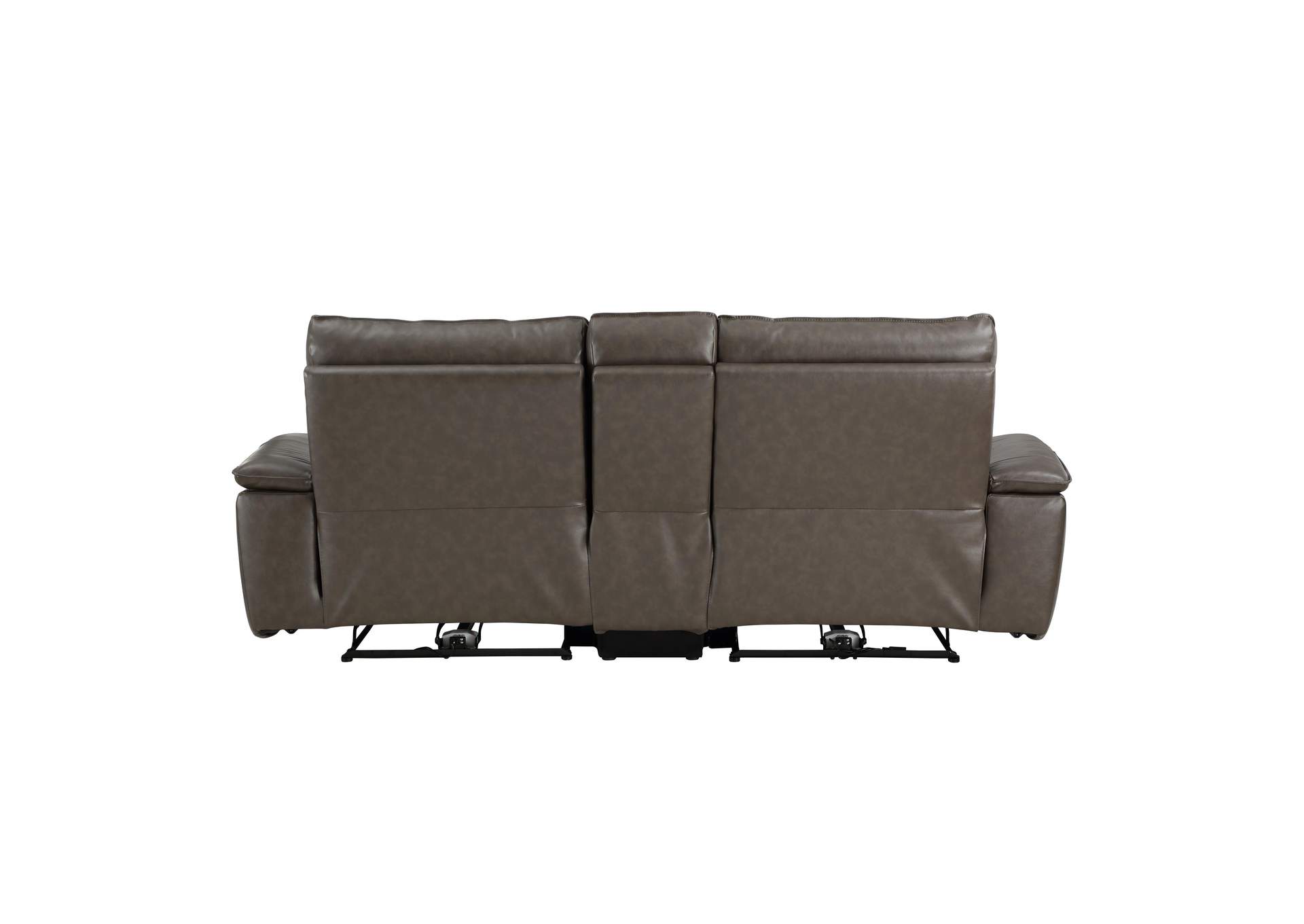 Maroni Power Double Reclining Love Seat with Center Console and Power Headrests image 4