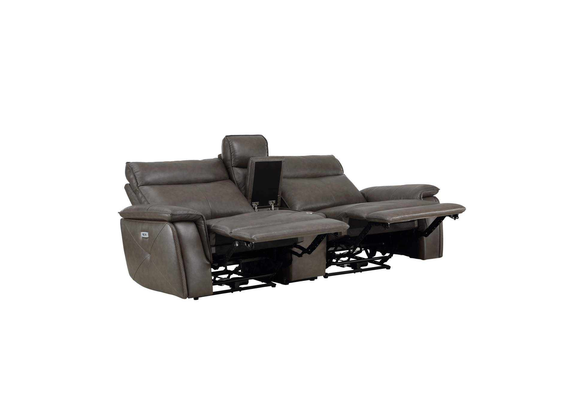 Maroni Power Double Reclining Love Seat with Center Console and Power Headrests image 5