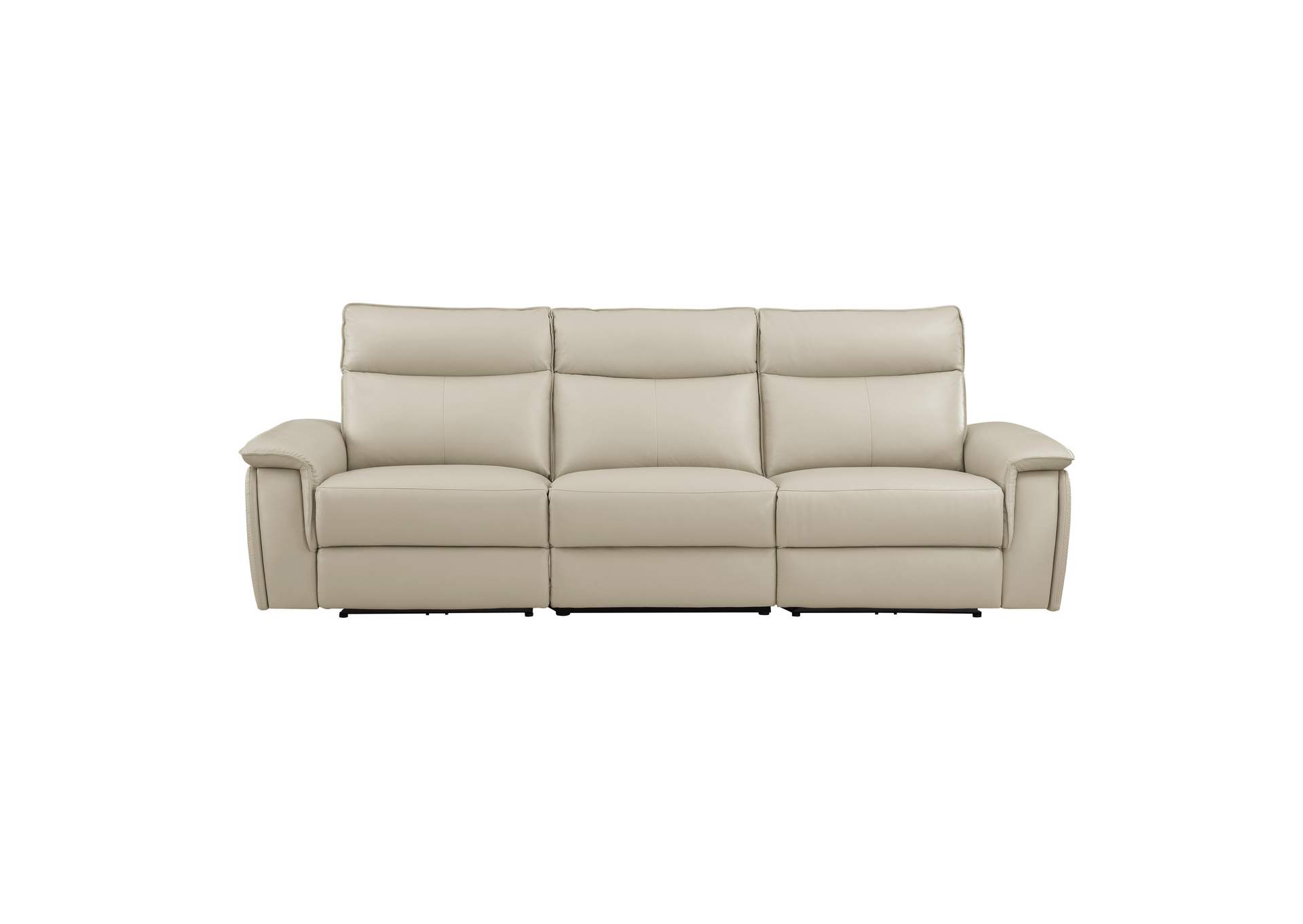 Maroni Power Double Reclining Sofa with Power Headrests image 1