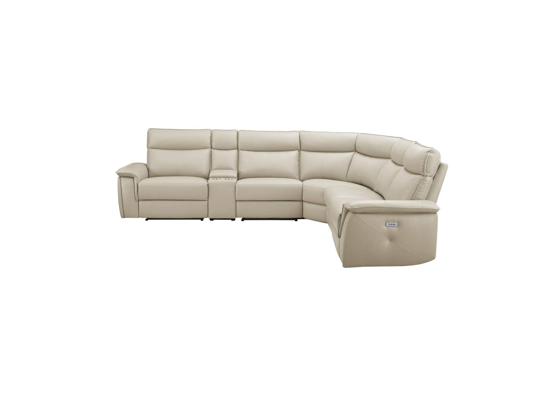 Maroni 6-Piece Modular Power Reclining Sectional with Power Headrests image 27