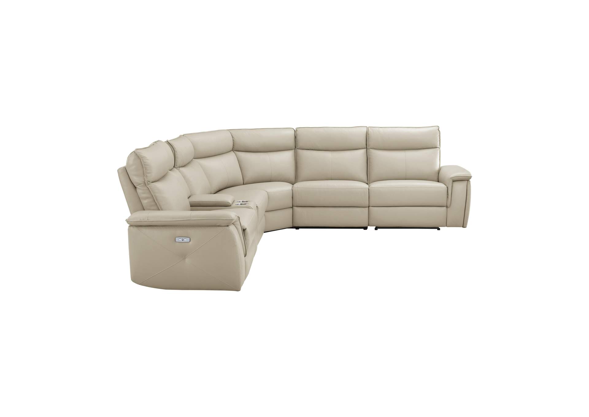 Maroni 6-Piece Modular Power Reclining Sectional with Power Headrests image 28