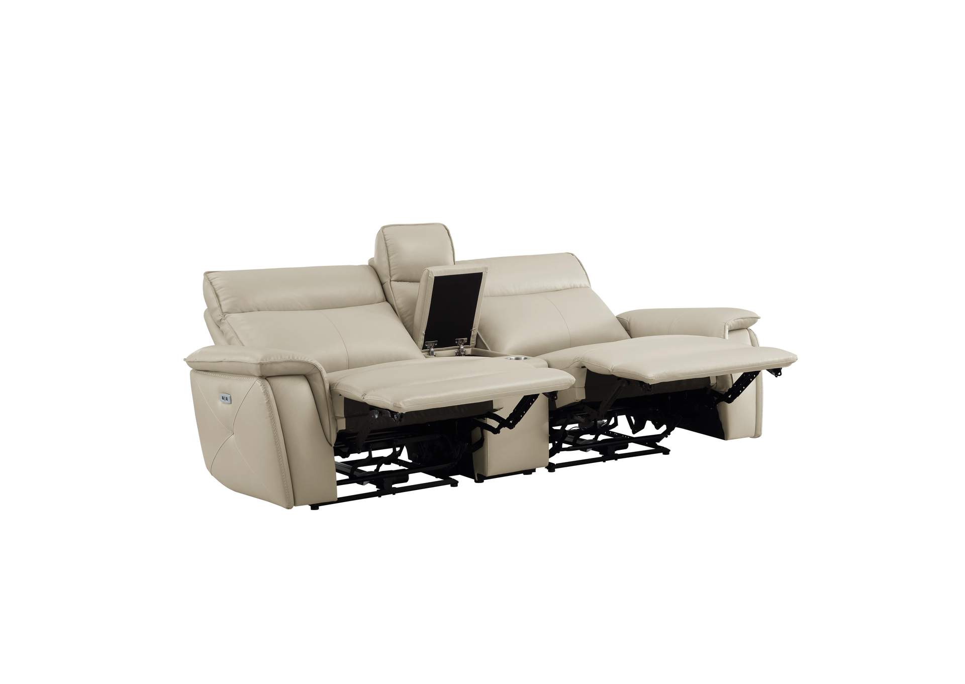 Maroni Power Double Reclining Love Seat with Center Console and Power Headrests image 5