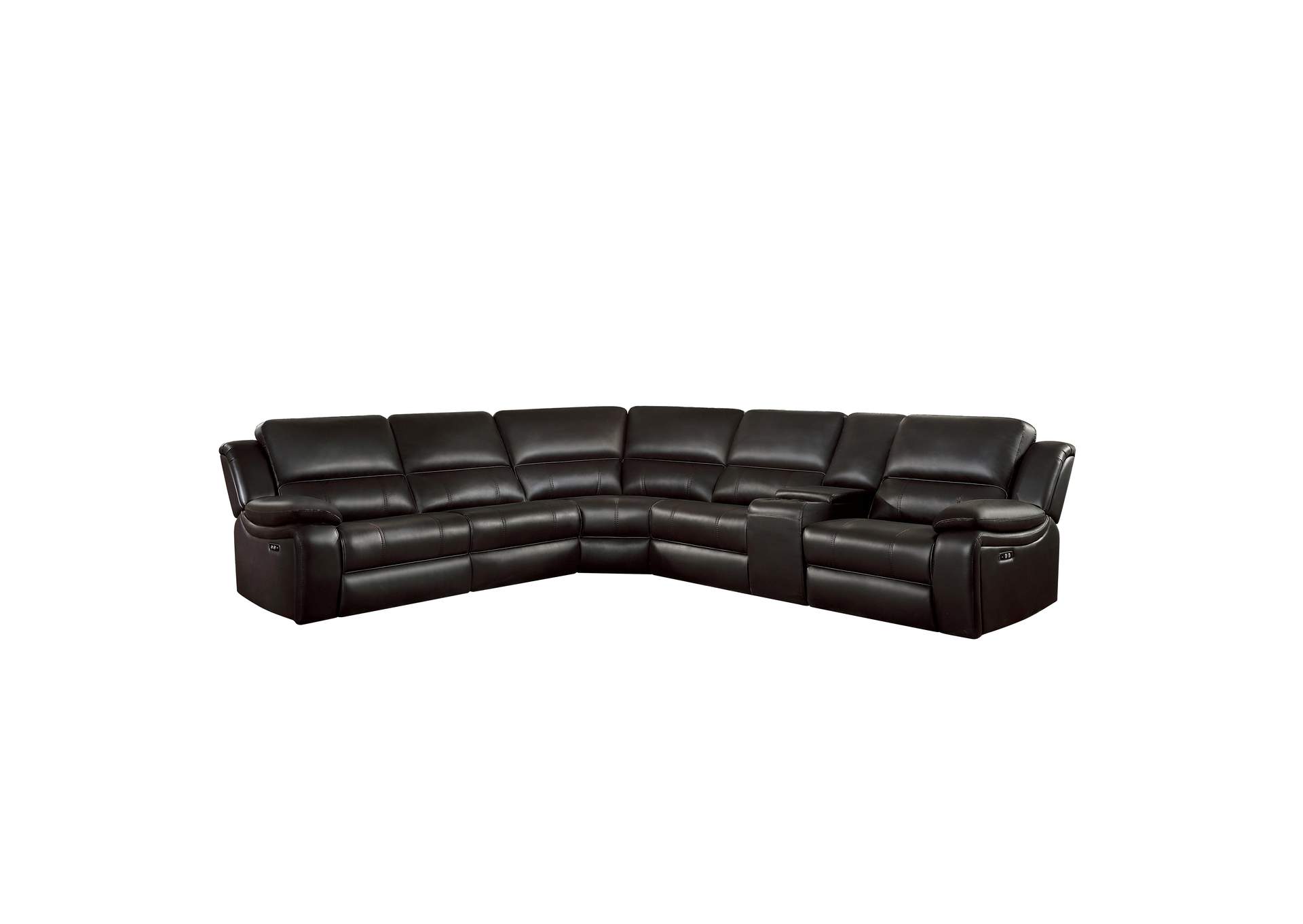 Falun 6-Piece Modular Power Reclining Sectional image 1