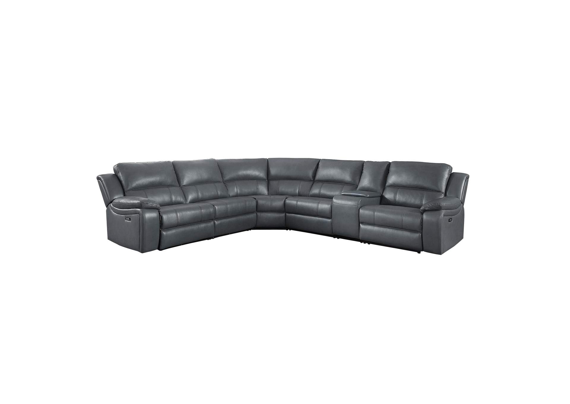 Falun 6-Piece Modular Power Reclining Sectional image 1