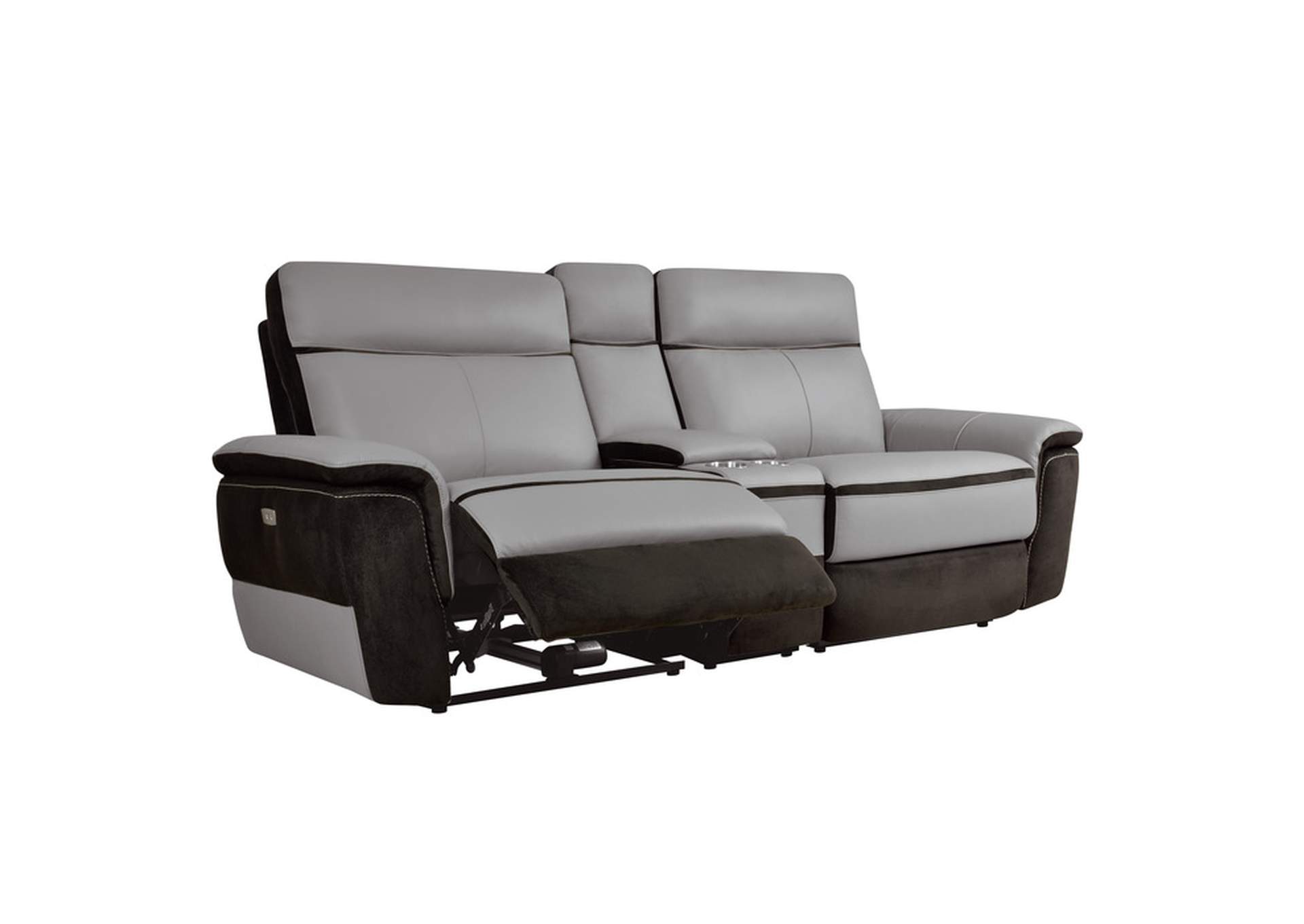 Laertes Power Double Reclining Love Seat with Center Console image 3