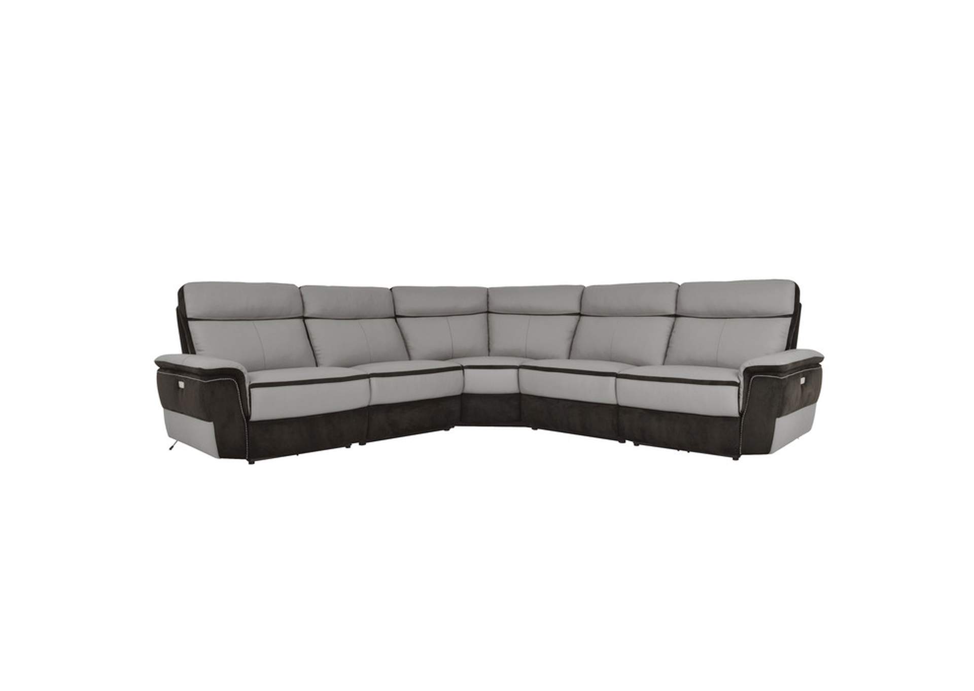 Laertes 5 Piece Modular Power Reclining Sectional image 1