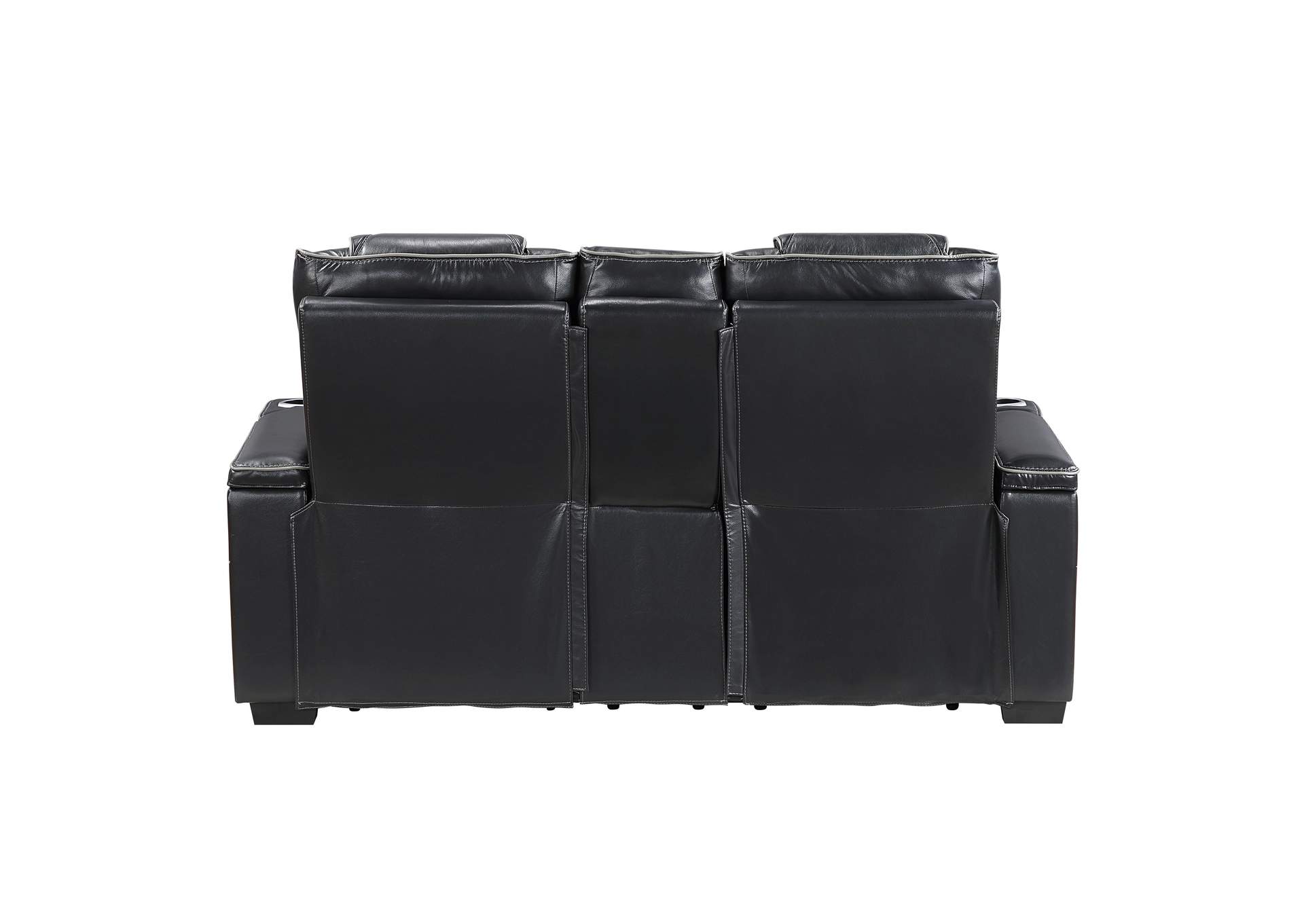Apex Power Double Reclining Love Seat with Center Console, Power Headrests, Storage Arms with Cup Holders, Wireless charger, Air Massage and Heat, LED Lighting and Charging Ports image 17
