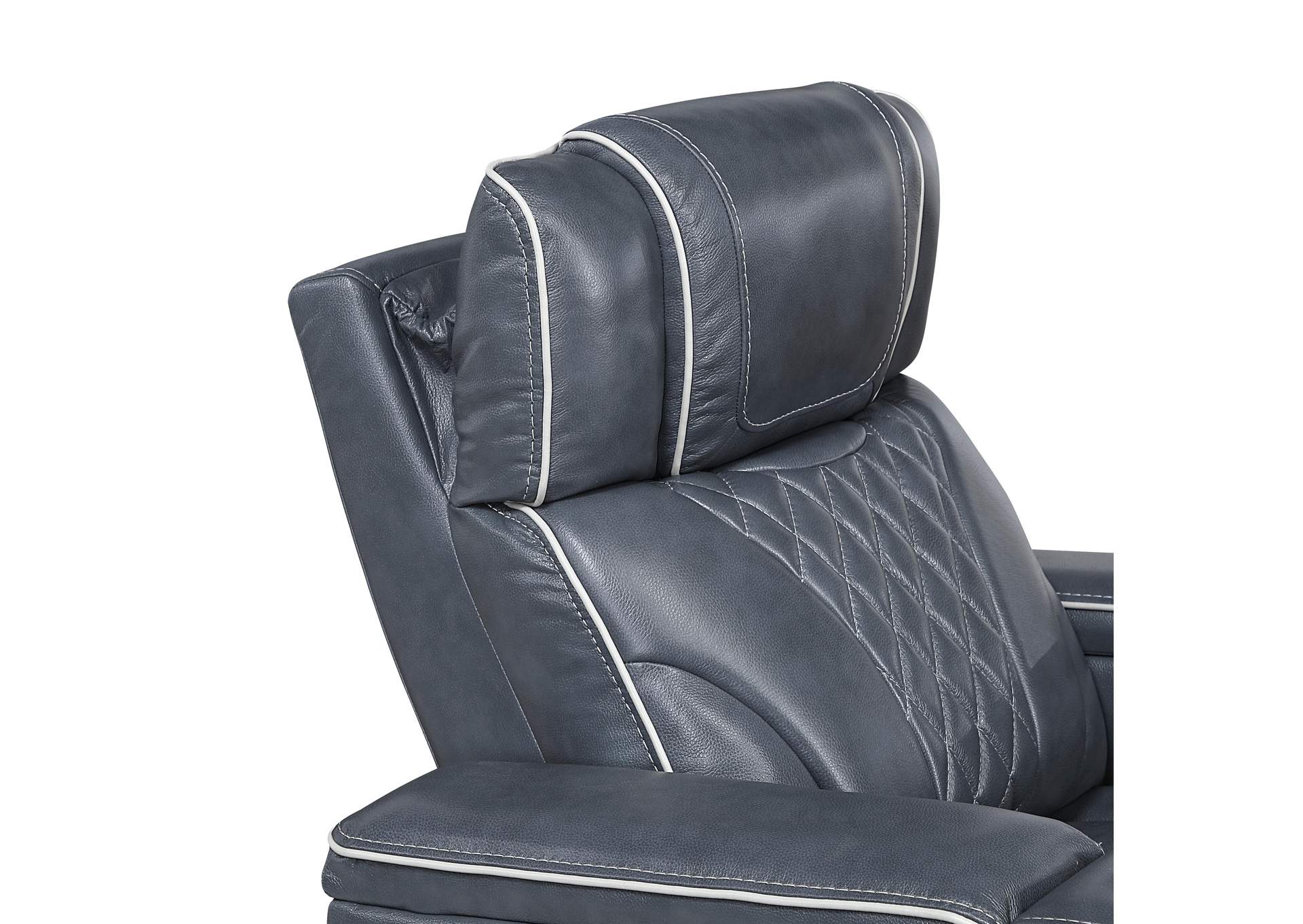 Apex Power Double Reclining Love Seat with Center Console, Power Headrests, Storage Arms with Cup Holders, Wireless charger, Air Massage and Heat, LED Lighting and Charging Ports image 16