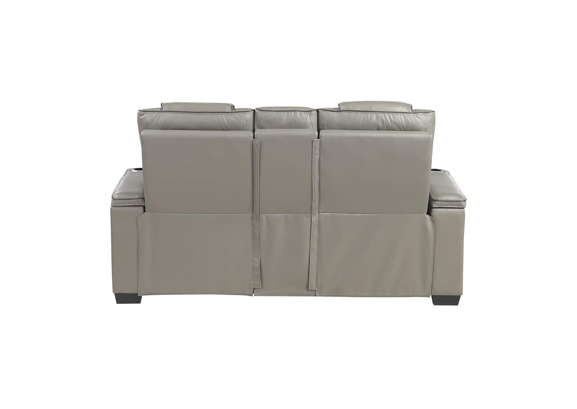 Apex Power Double Reclining Love Seat with Center Console, Power Headrests, Storage Arms with Cup Holders, Wireless charger, Air Massage and Heat, LED Lighting and Charging Ports image 17