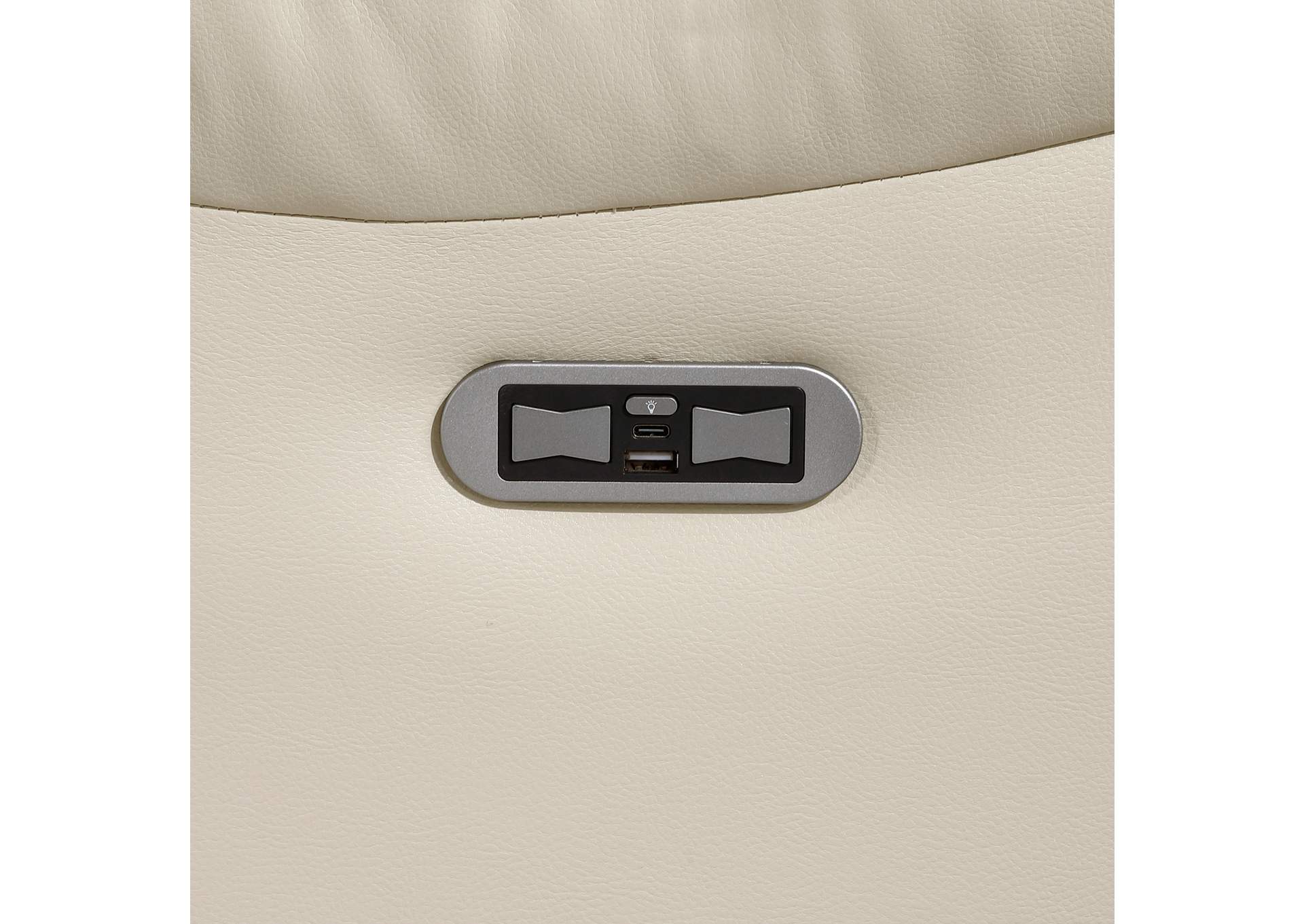 Power Reclining Chair with LED and Charging Ports image 3