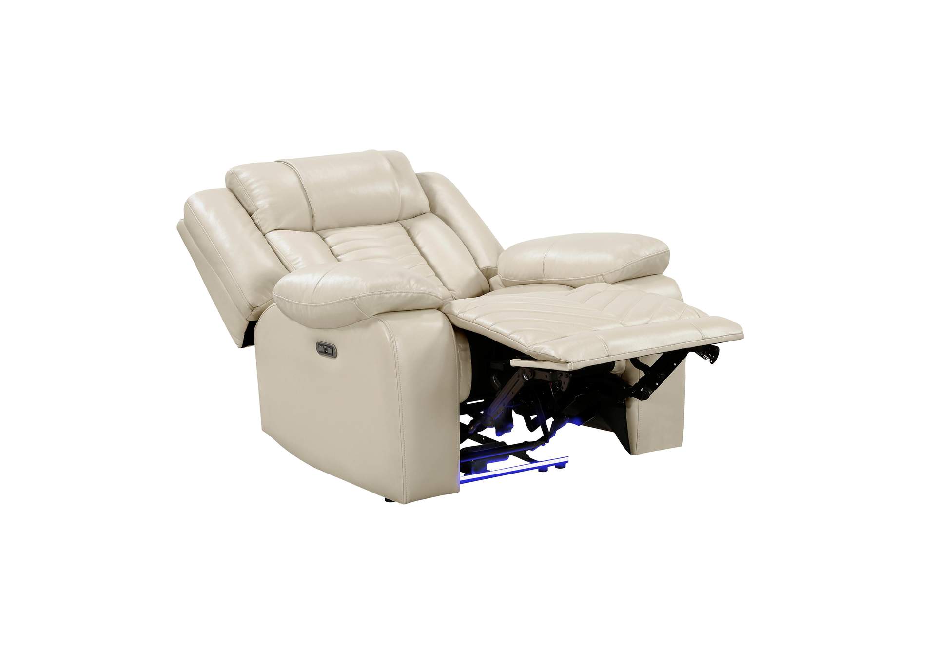 Huron Power Reclining Chair with LED and Charging Ports image 8