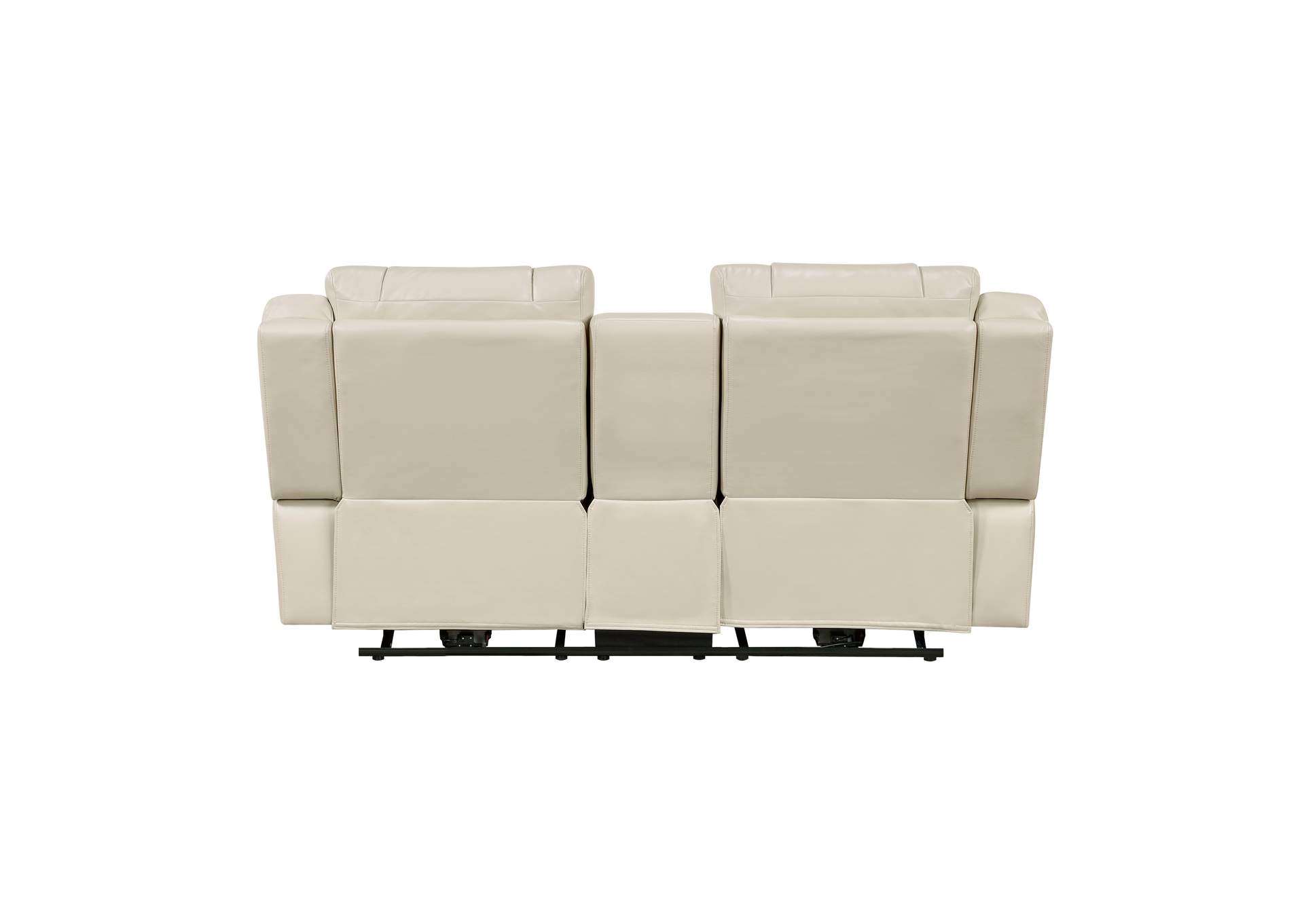 Power Double Reclining Love Seat with Center Console, Wireless Speakers, LED and Charging Ports image 5