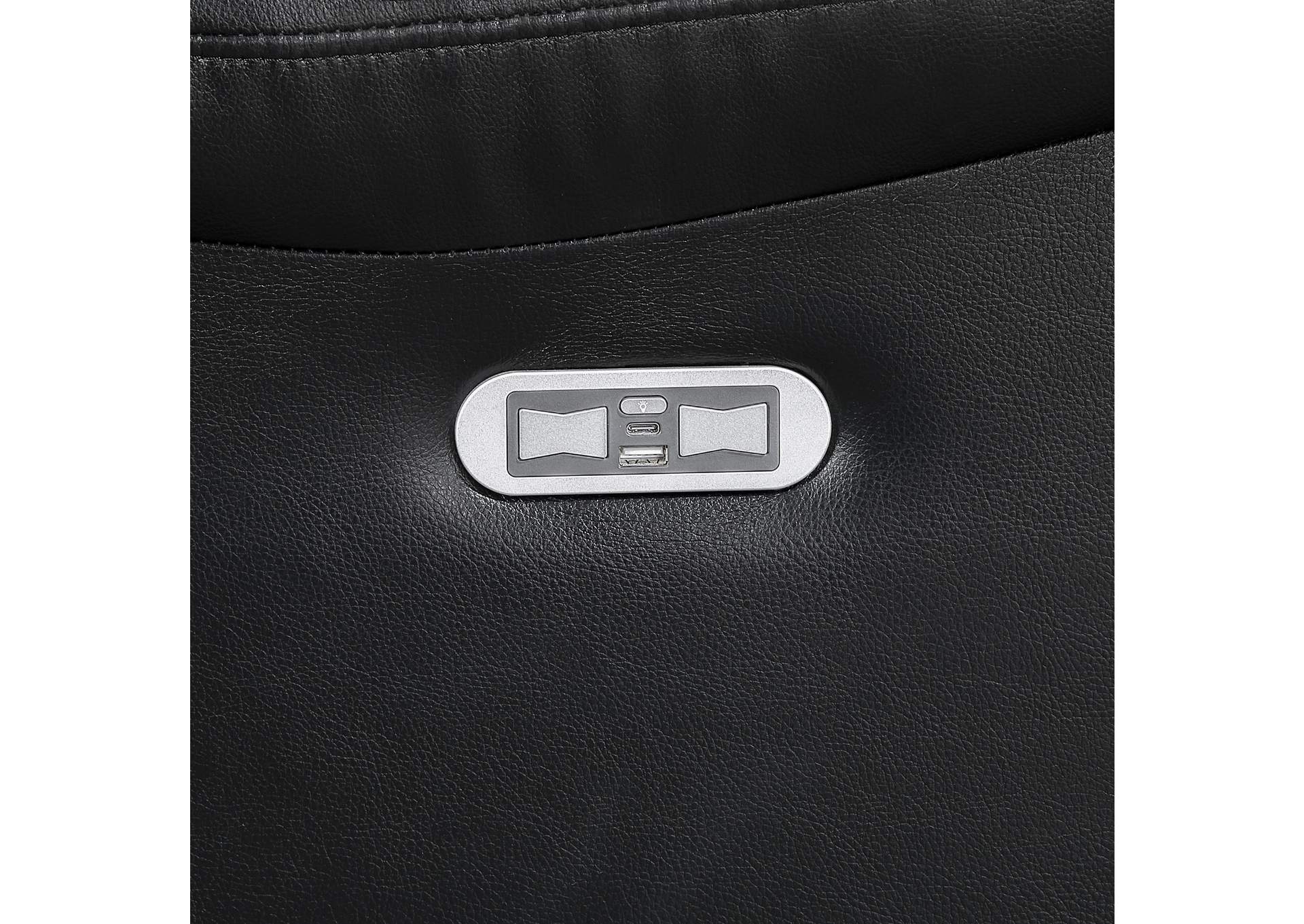 Power Double Reclining Love Seat with Center Console, Wireless Speakers, LED and Charging Ports image 3
