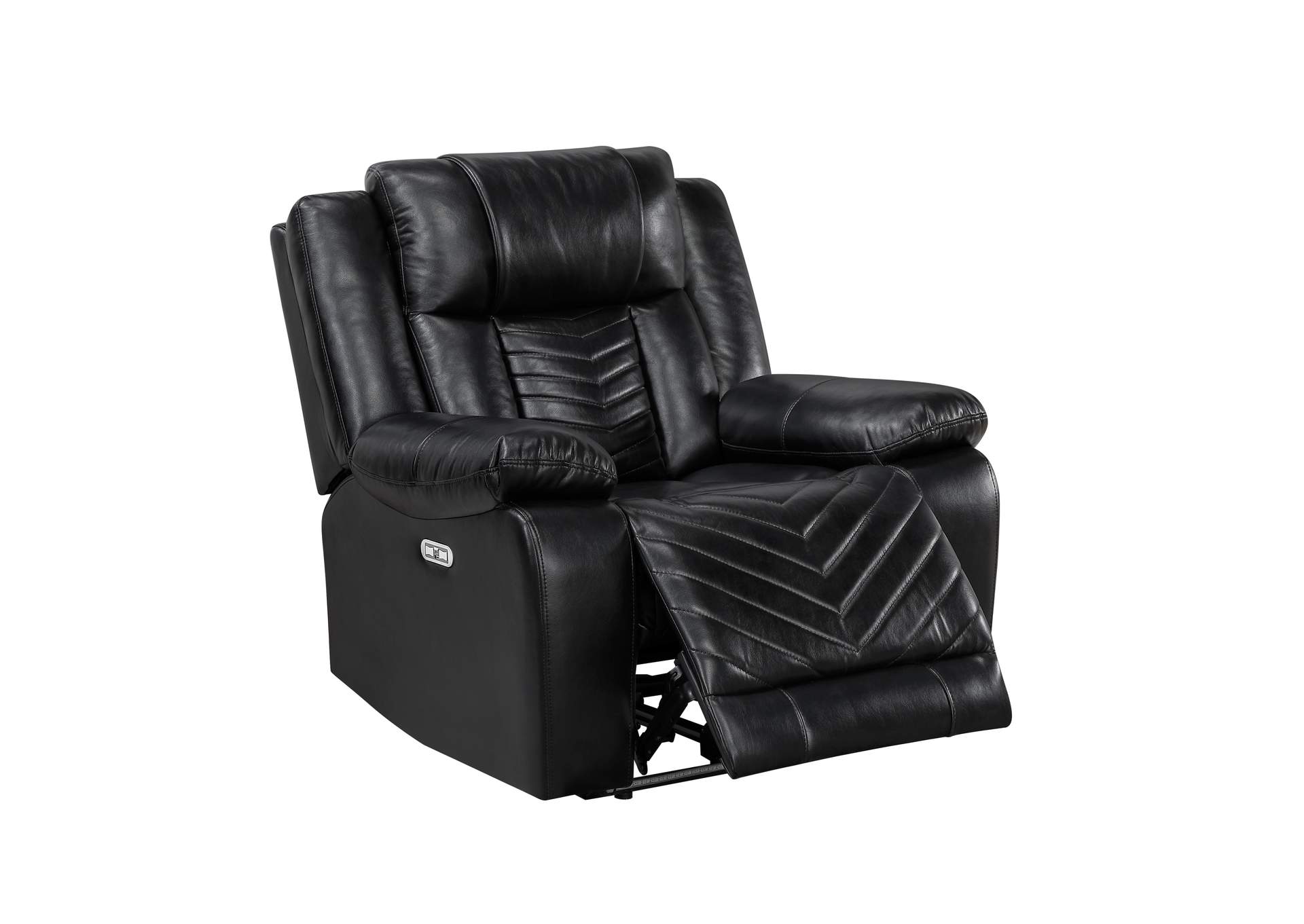 Power Reclining Chair with LED and Charging Ports image 3