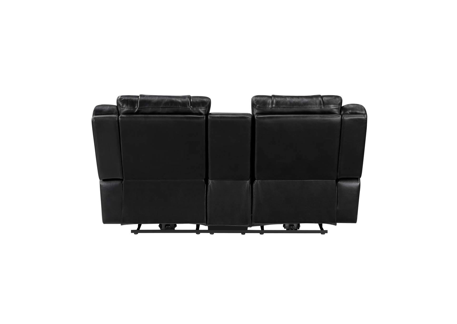 Power Double Reclining Love Seat with Center Console, Wireless Speakers, LED and Charging Ports image 5