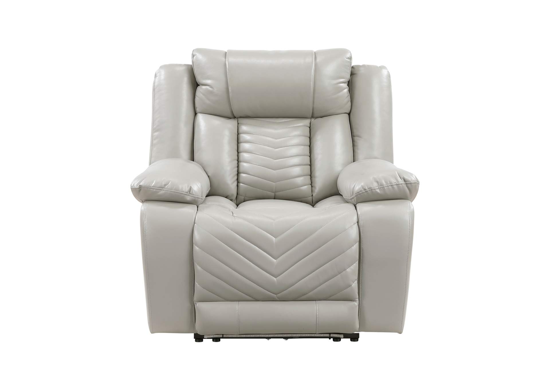Power Reclining Chair with LED and Charging Ports image 3