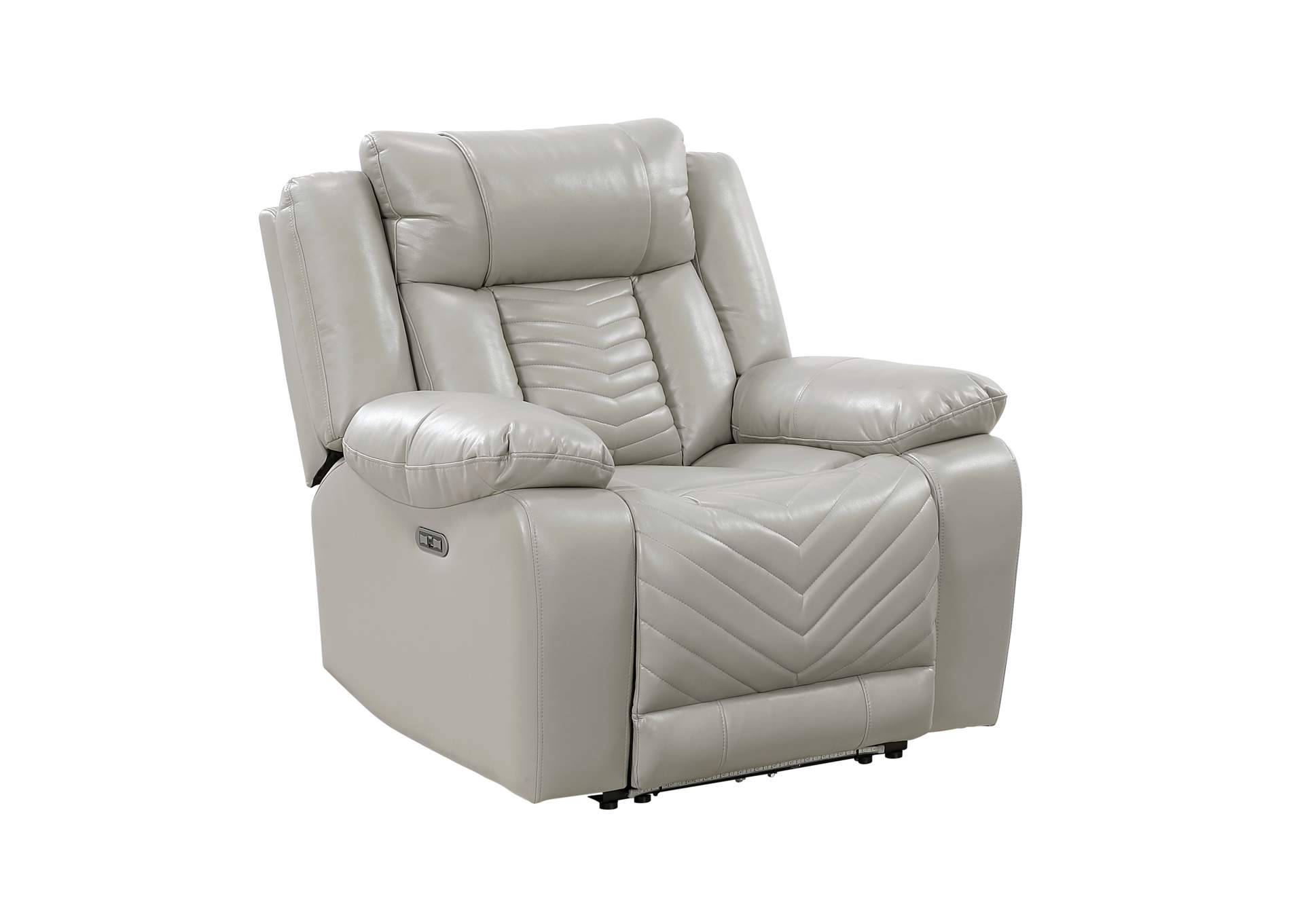 Power Reclining Chair with LED and Charging Ports image 4