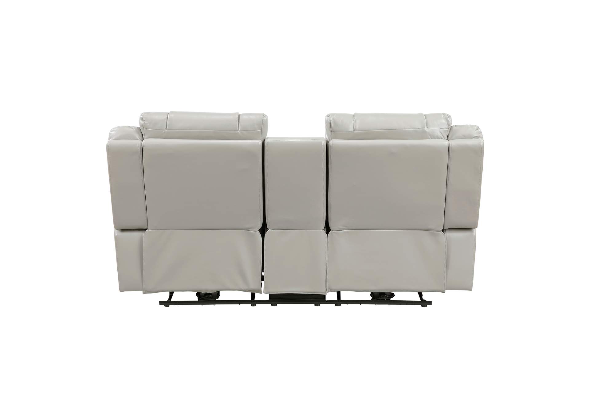 Power Double Reclining Love Seat with Center Console, Wireless Speakers, LED and Charging Ports image 5