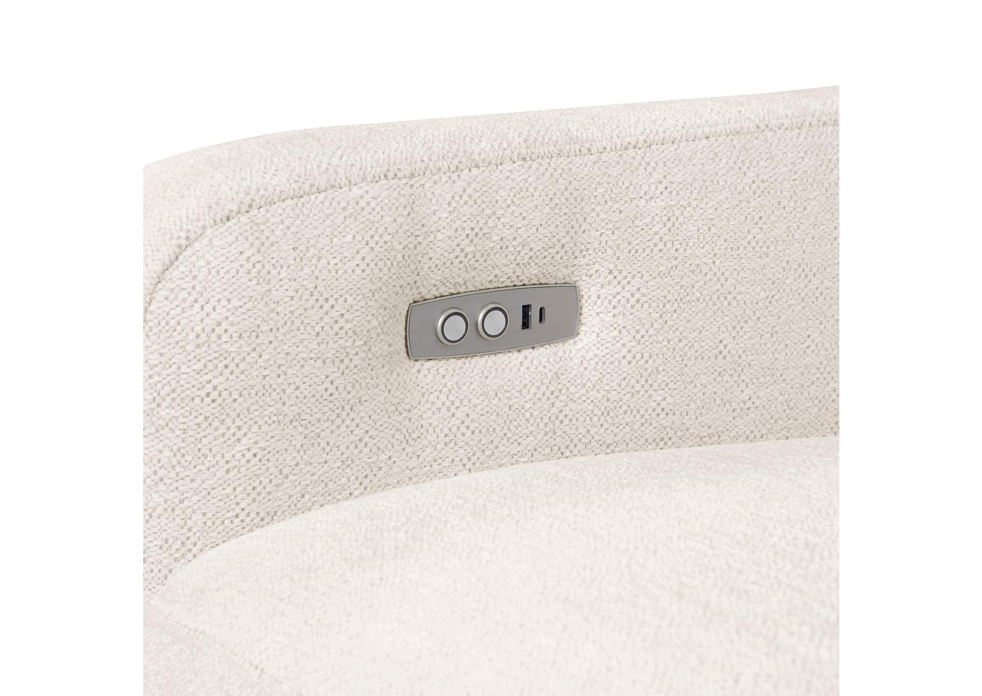 Power Double Reclining Sofa with USB Charging Ports image 4
