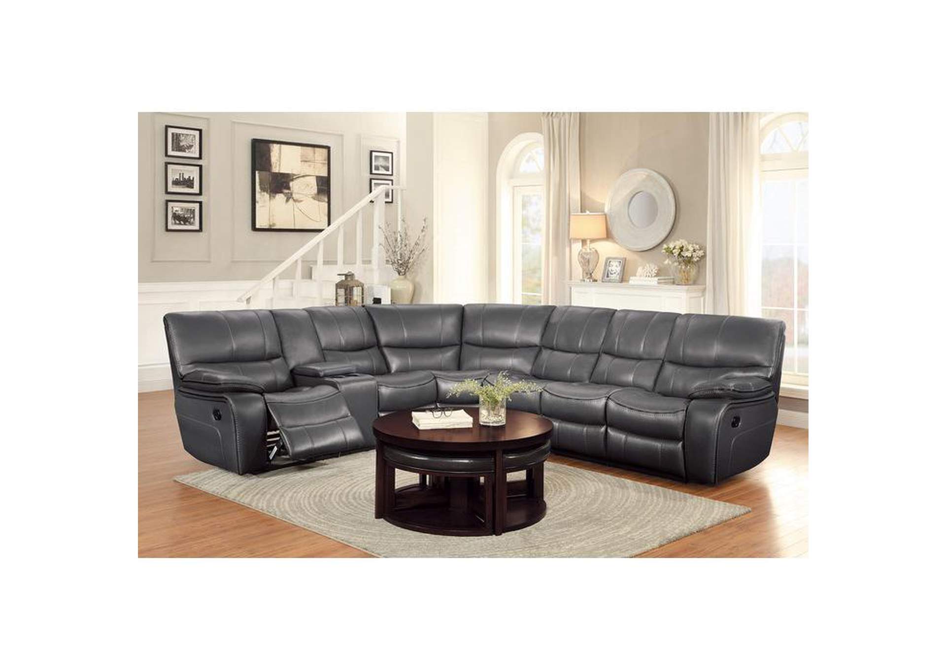 Left Side Reclining Love Seat With Center Console image 5
