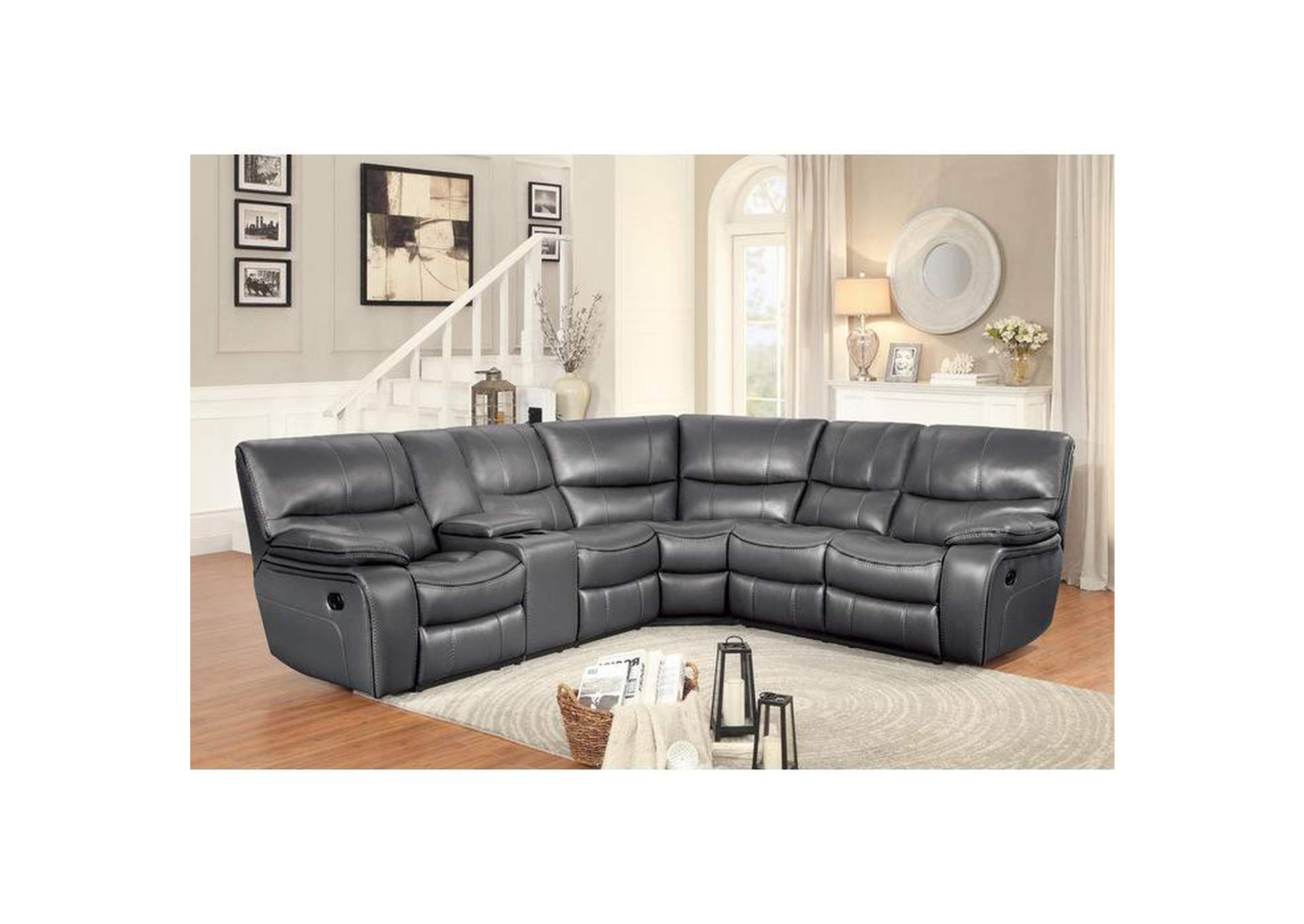 Left Side Reclining Love Seat With Center Console image 6