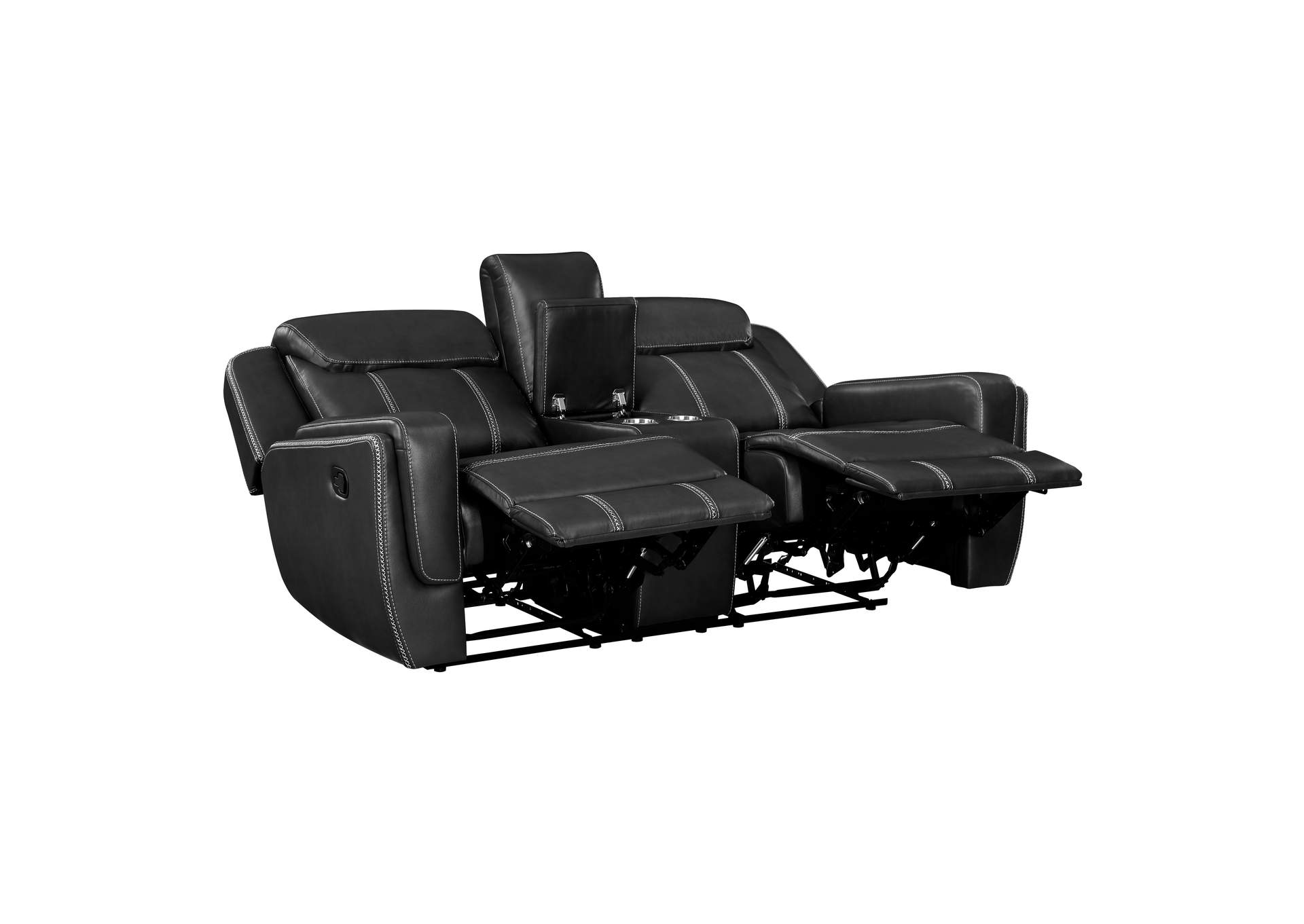 Littleton Double Reclining Love Seat with Center Console, Receptacles and USB Ports image 5