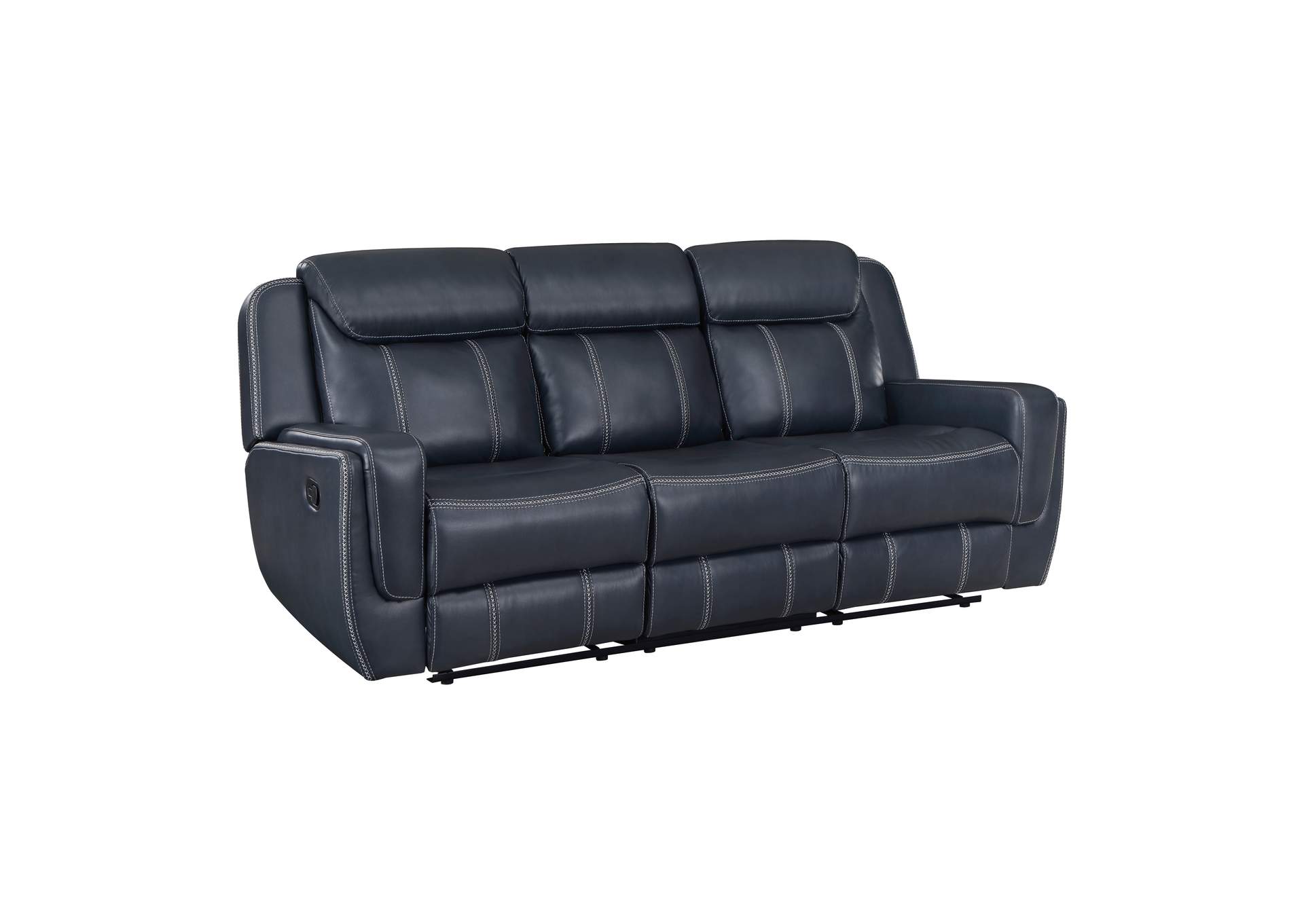 Littleton Double Reclining Sofa with Center Drop-Down Cup Holders,Storage Pouch, Receptacles and USB Ports image 5