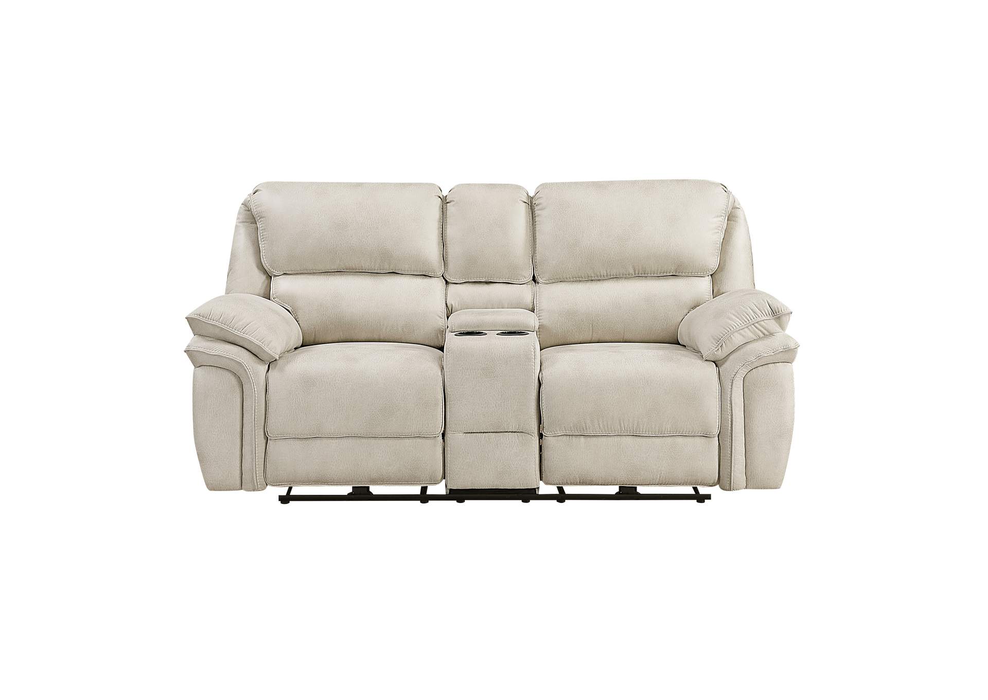 Power Double Reclining Love Seat with Center Console image 4