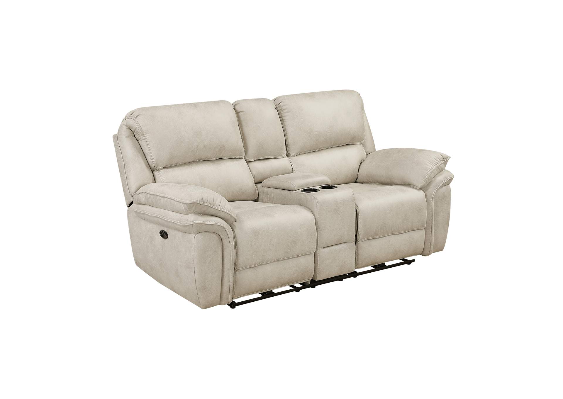 Power Double Reclining Love Seat with Center Console image 5