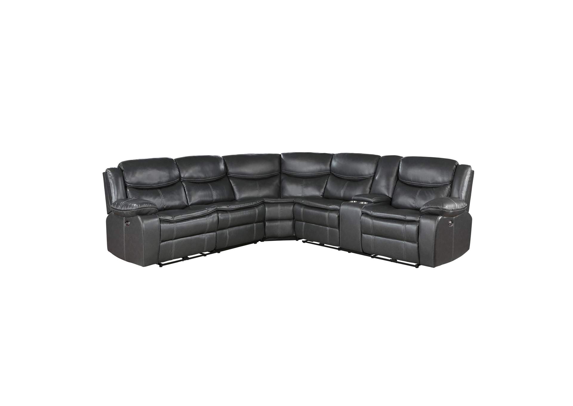 Fargo 3-Piece Power Reclining Sectional with Right Console image 1