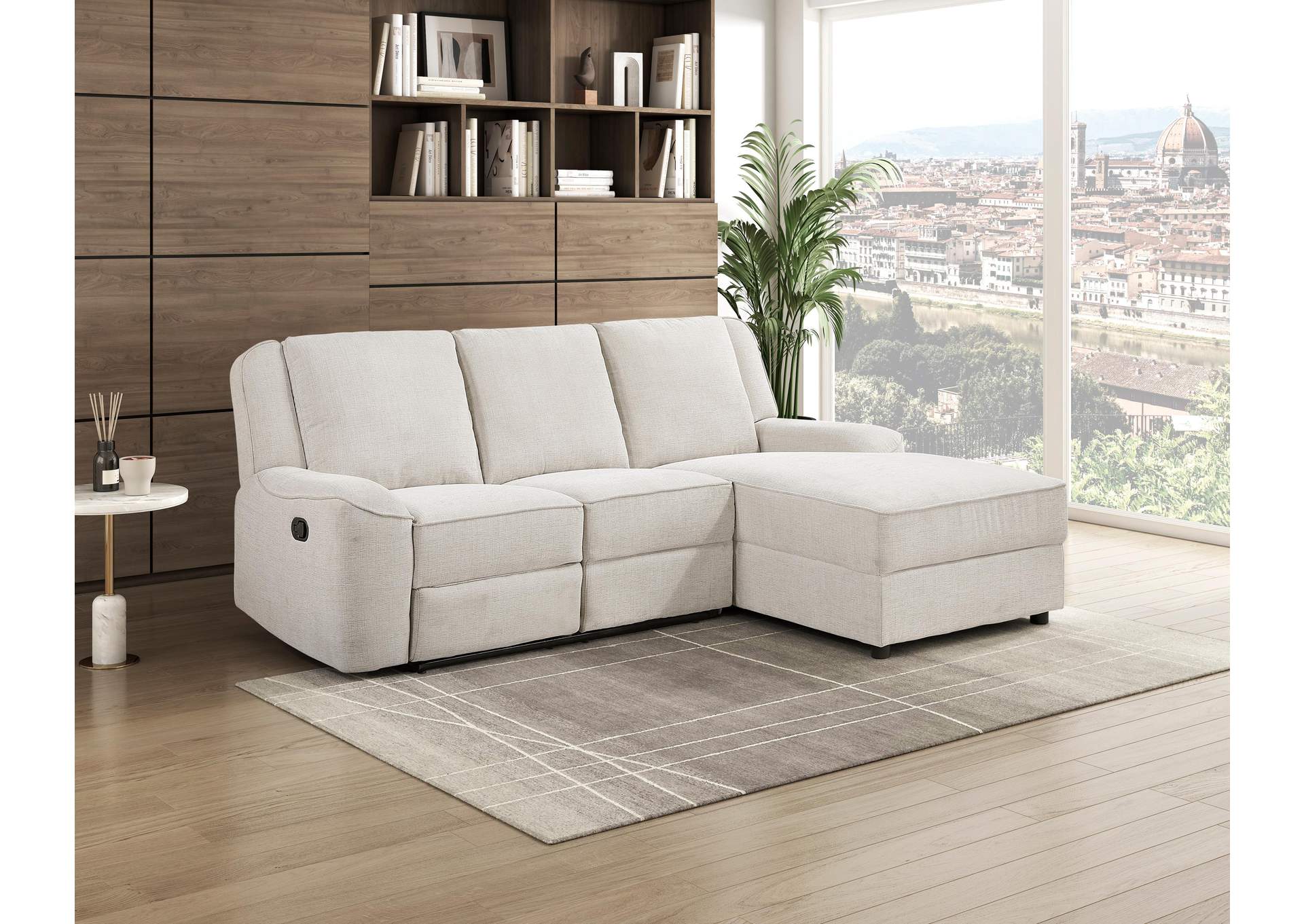 Monterey 2-Piece Reclining Sectional with Right Chaise image 4