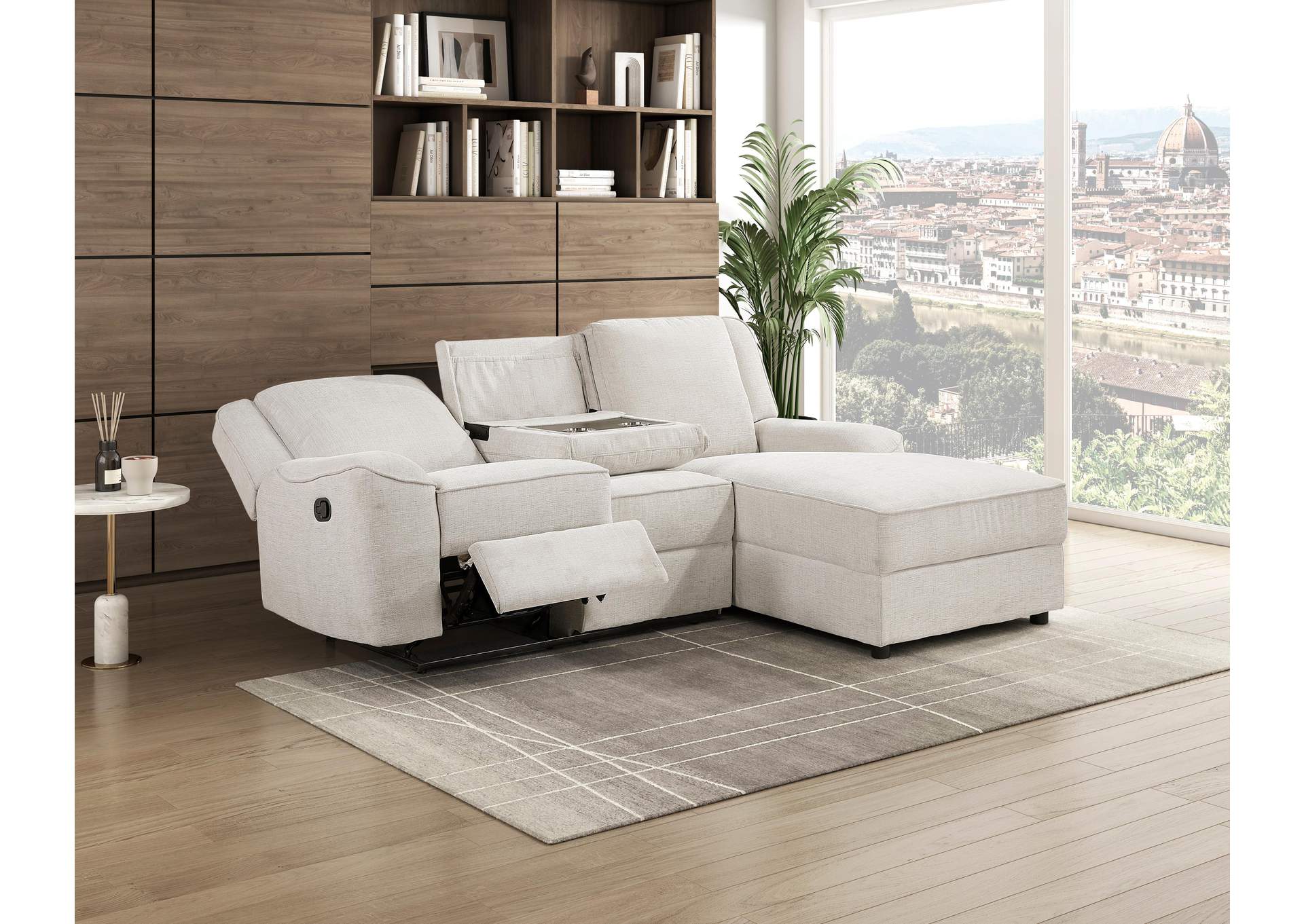 Monterey 2-Piece Reclining Sectional with Right Chaise image 5