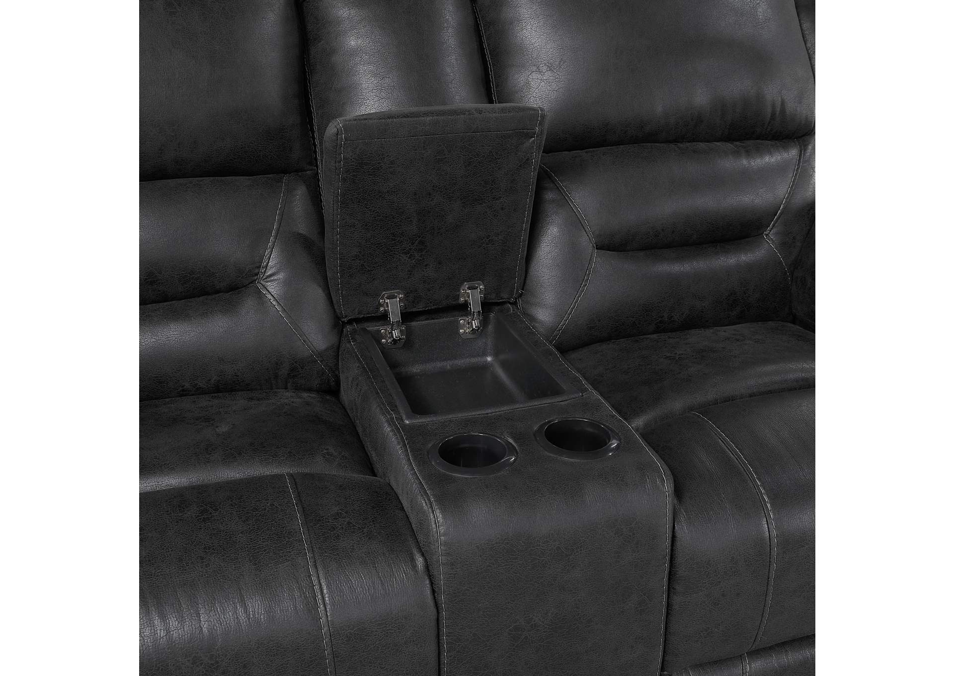 Hazen Double Reclining Love Seat with Center Console image 7