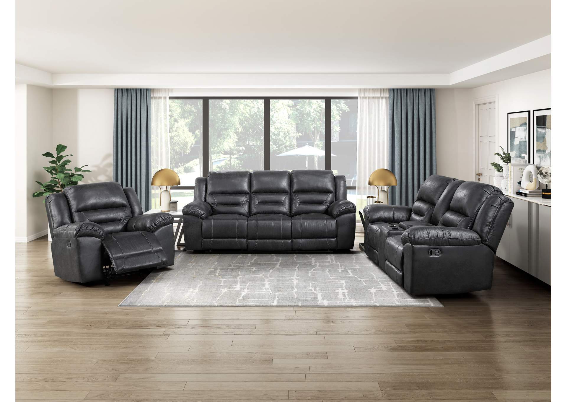 Hazen Double Reclining Sofa image 5