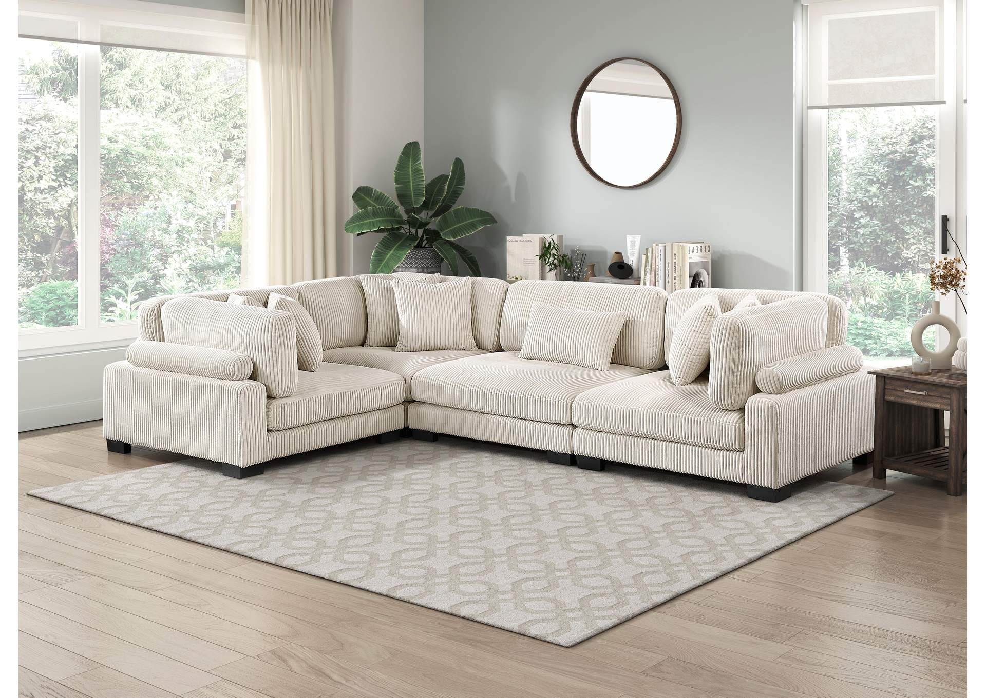 Traverse 4-Piece Modular Sectional image 6