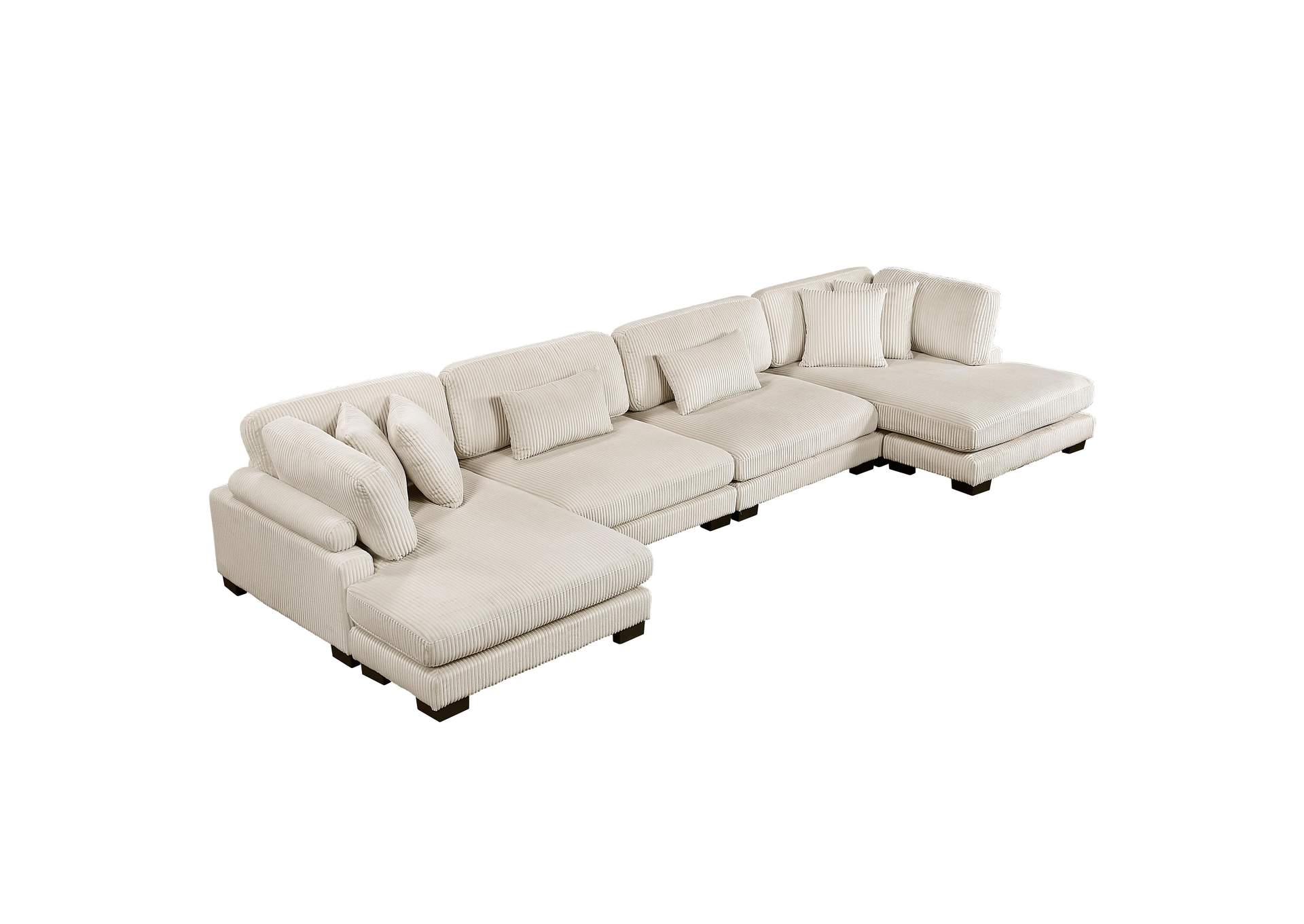 Traverse 4-Piece Modular Sectional with Reversible Chaise image 1