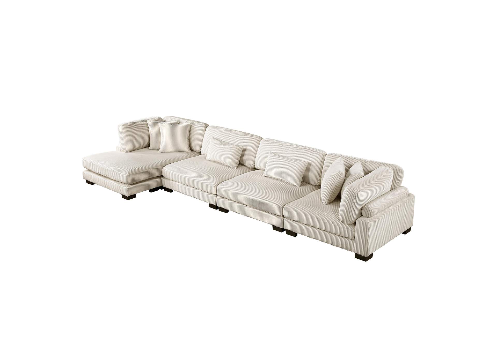 Traverse 4-Piece Modular Sectional with Reversible Chaise image 1