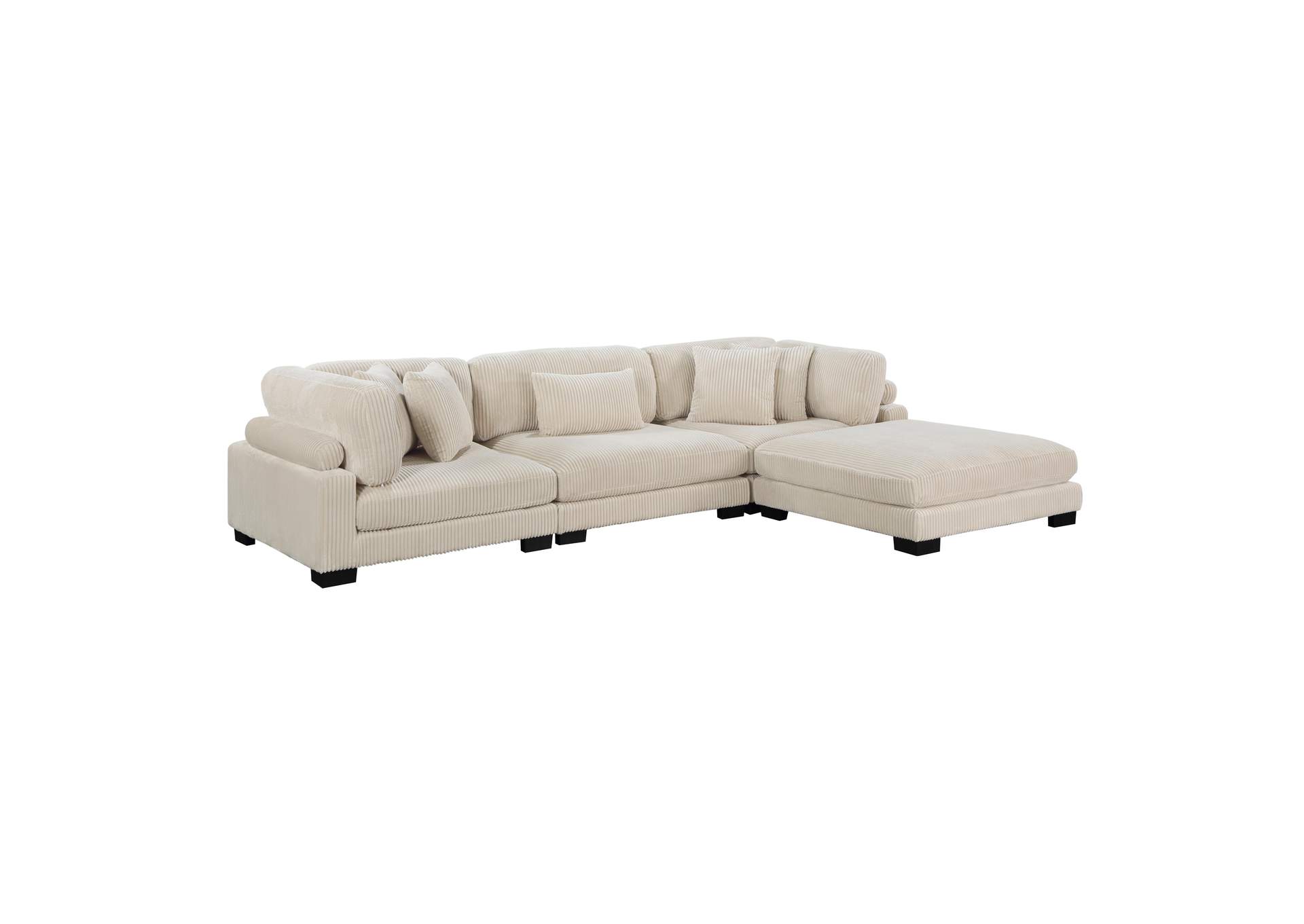 Traverse 4-Piece Modular Sectional with Ottoman image 9