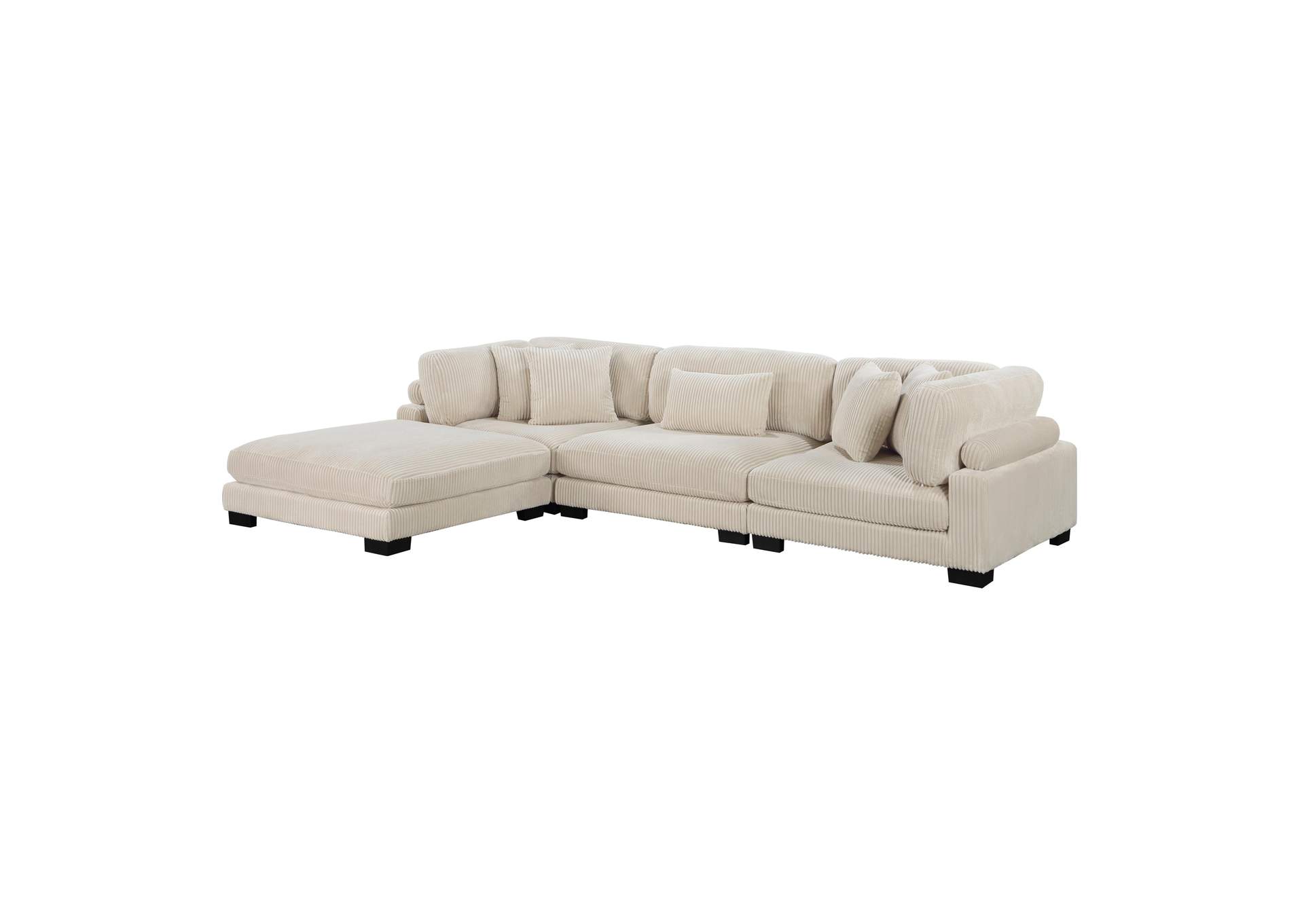 Traverse 4-Piece Modular Sectional with Ottoman image 1