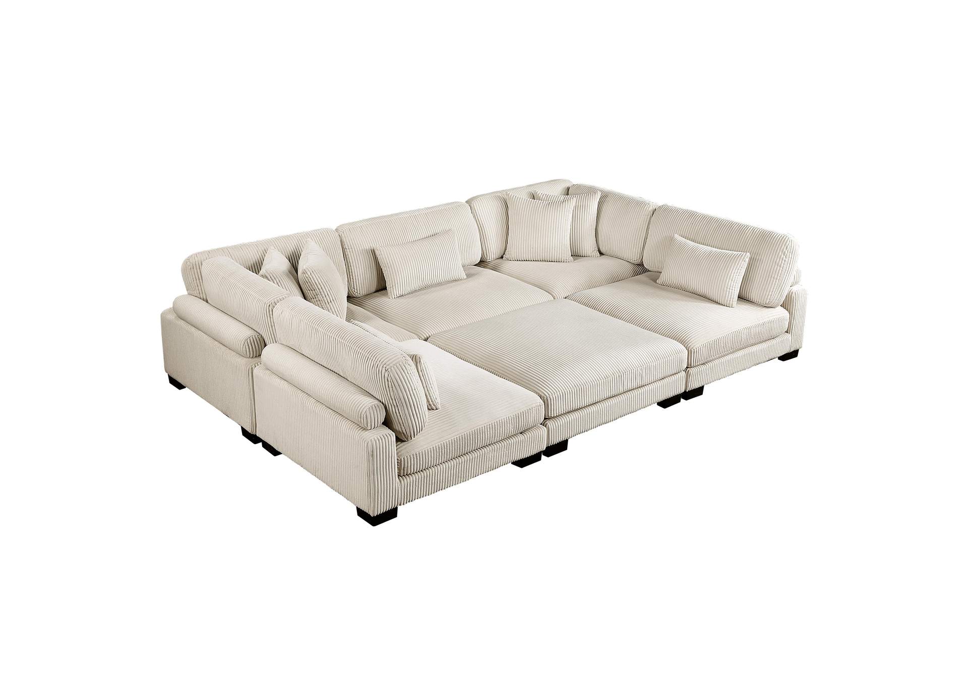 Traverse 6-Piece Modular Sectional with Ottoman image 11