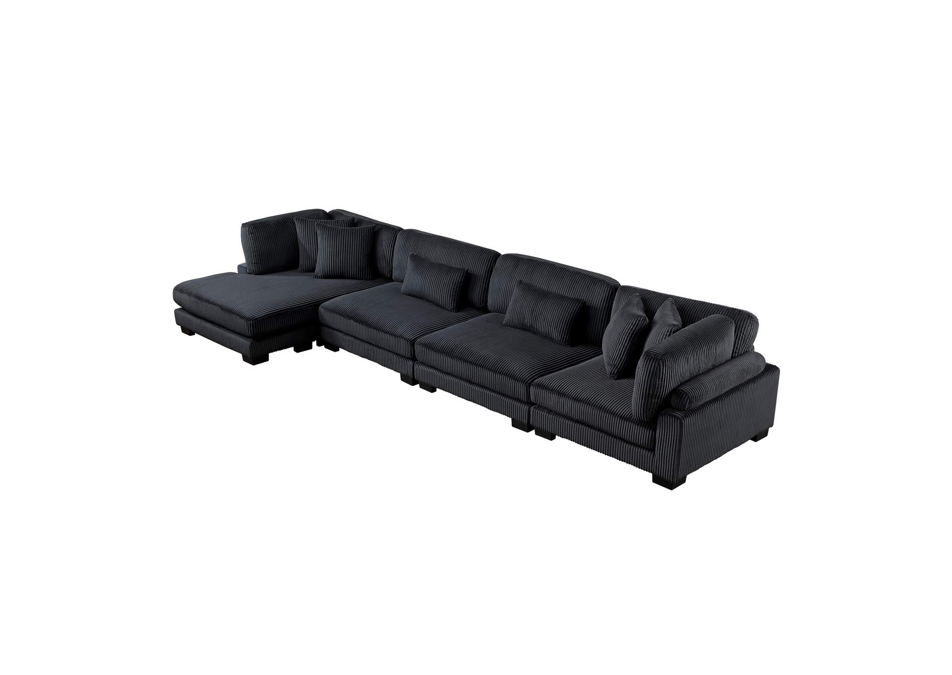 Traverse 4-Piece Modular Sectional with Reversible Chaise image 1