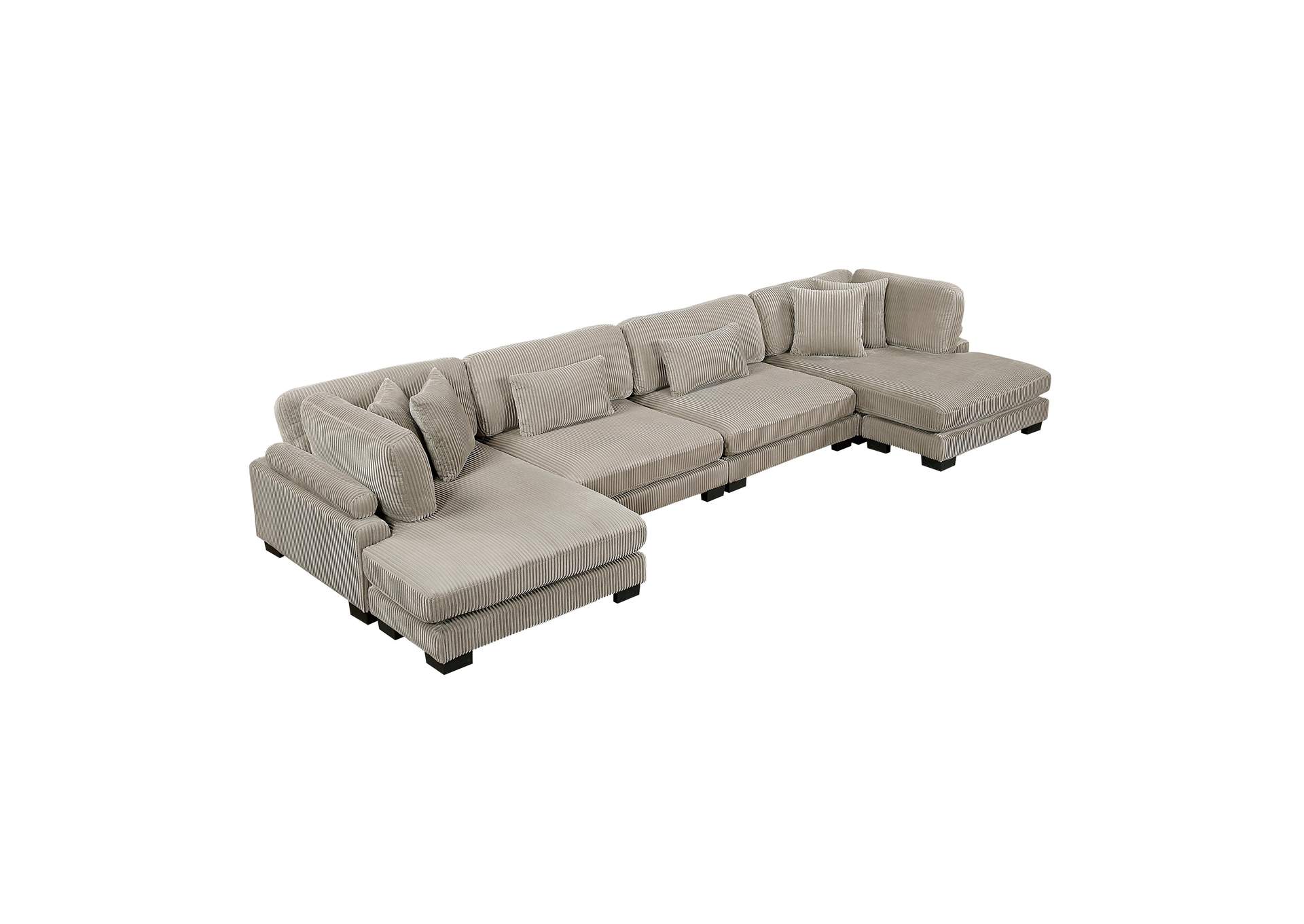 Traverse 4-Piece Modular Sectional with Reversible Chaise image 1