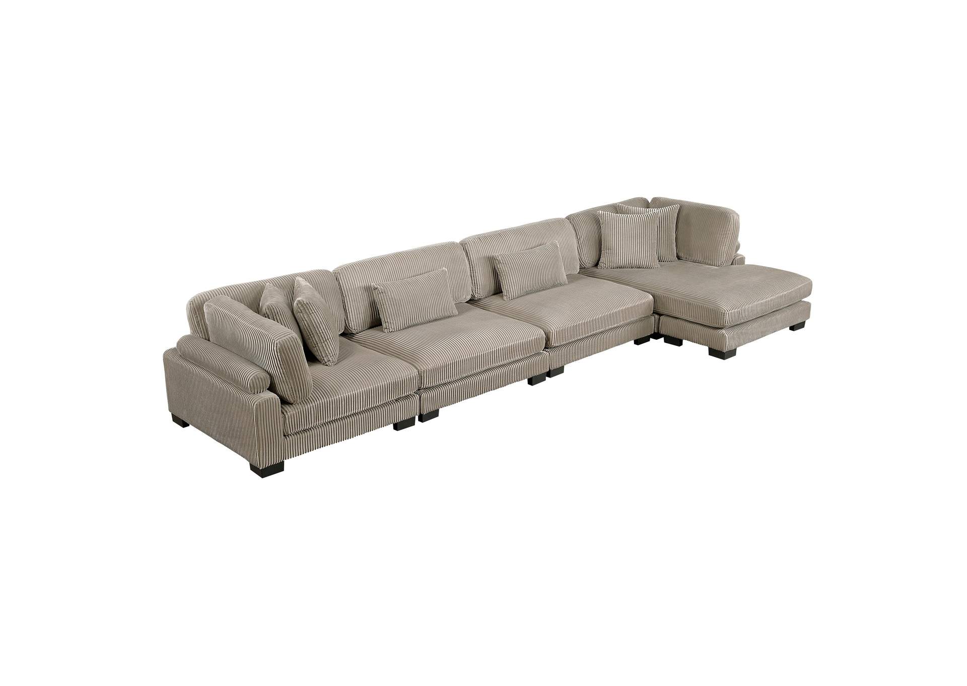 Traverse 4-Piece Modular Sectional with Reversible Chaise image 1