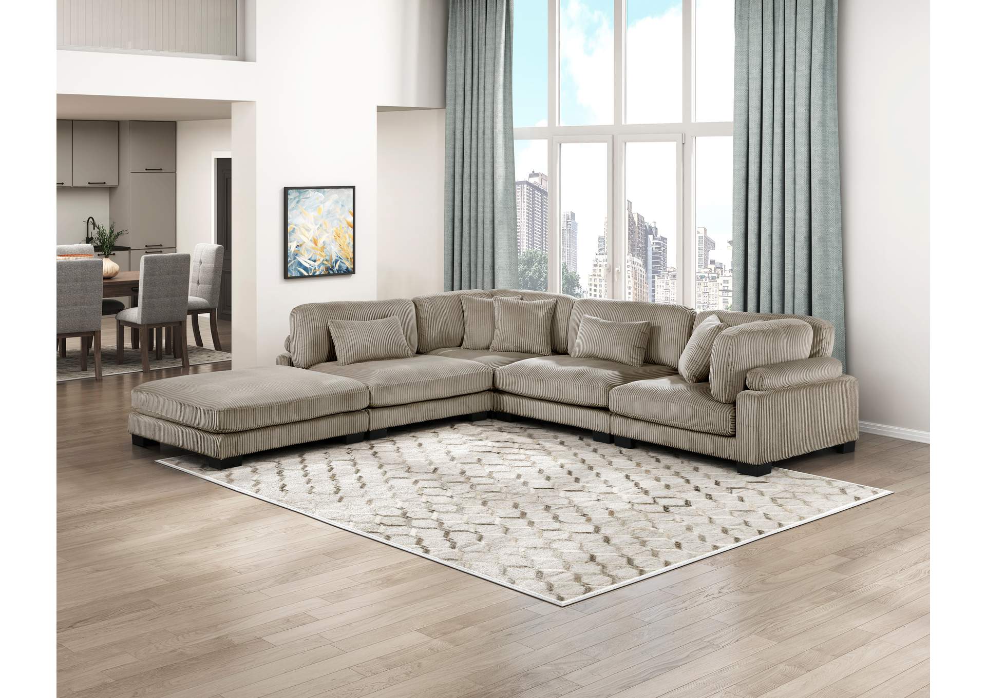 Traverse Ottoman image 1